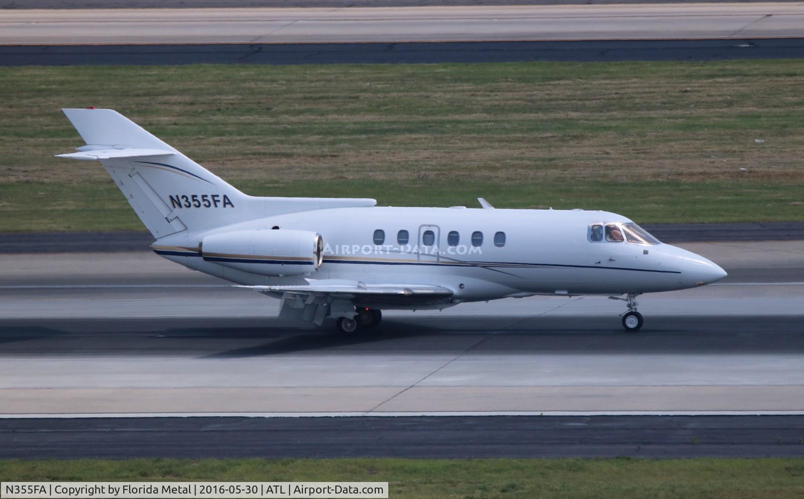 N355FA, 1989 British Aerospace BAe.125 Series 800A C/N 258156, HS 800A