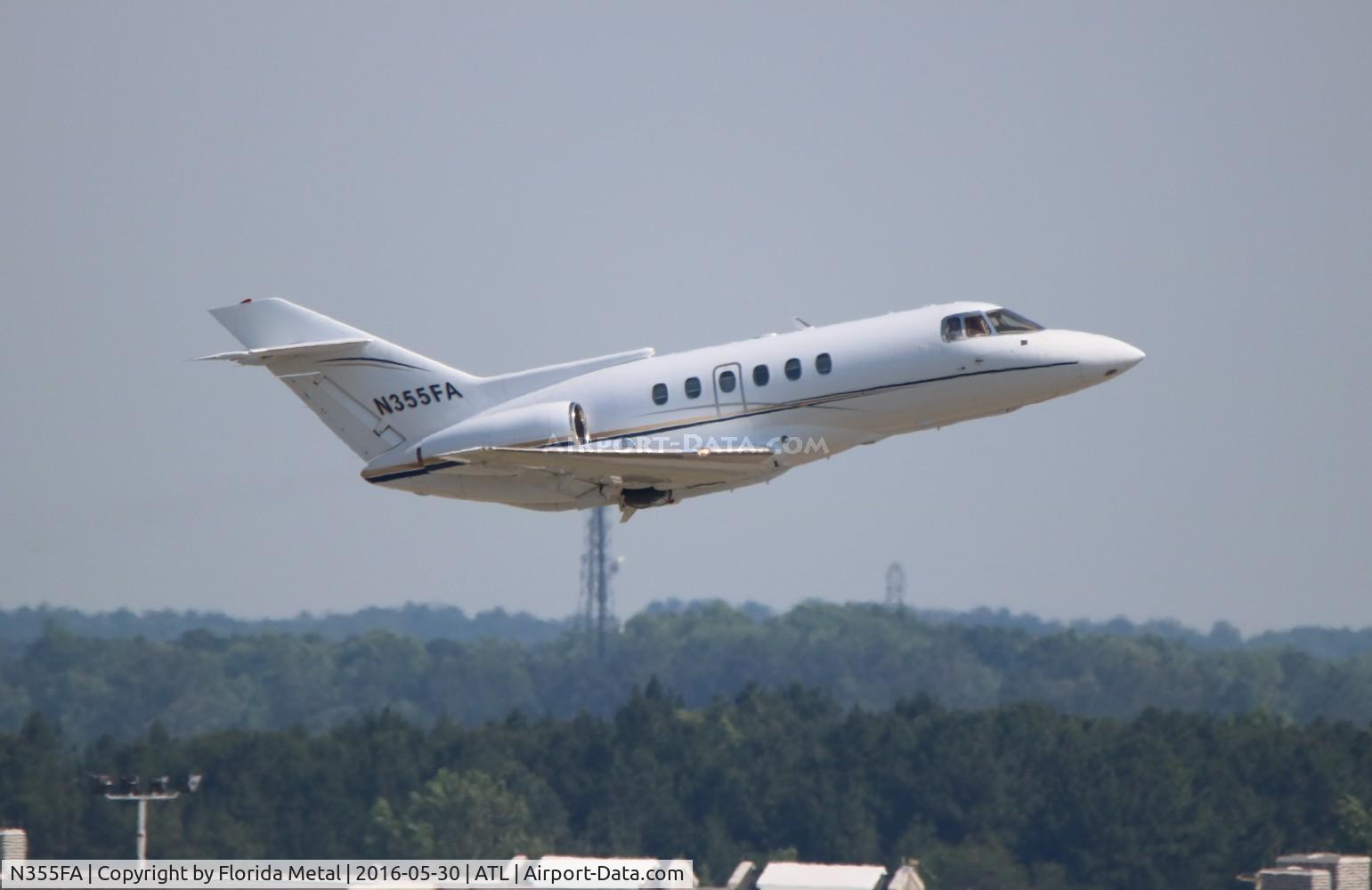 N355FA, 1989 British Aerospace BAe.125 Series 800A C/N 258156, HS 800A
