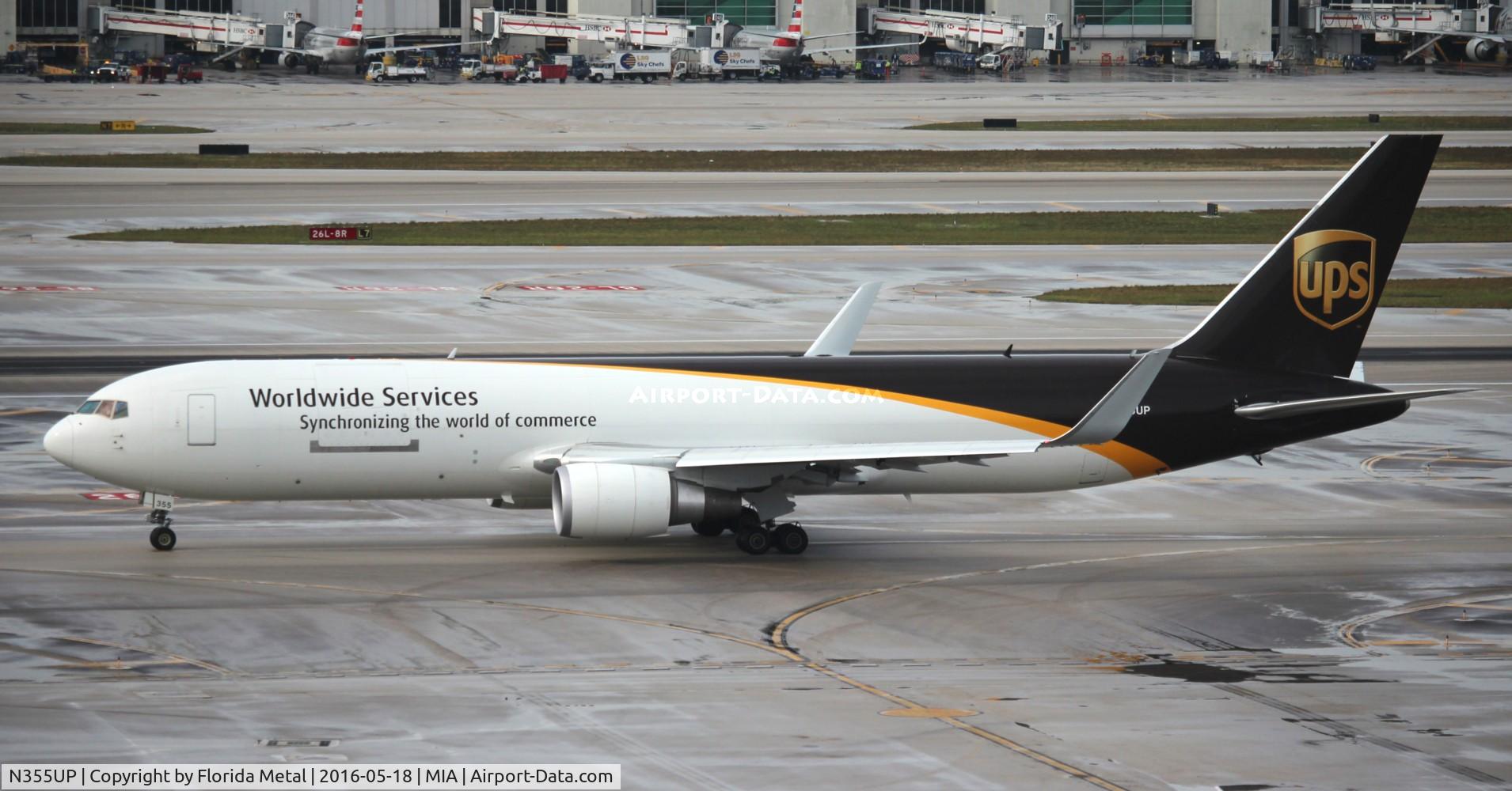 N355UP, 2013 Boeing 767-34AF C/N 37863, UPS 767-300