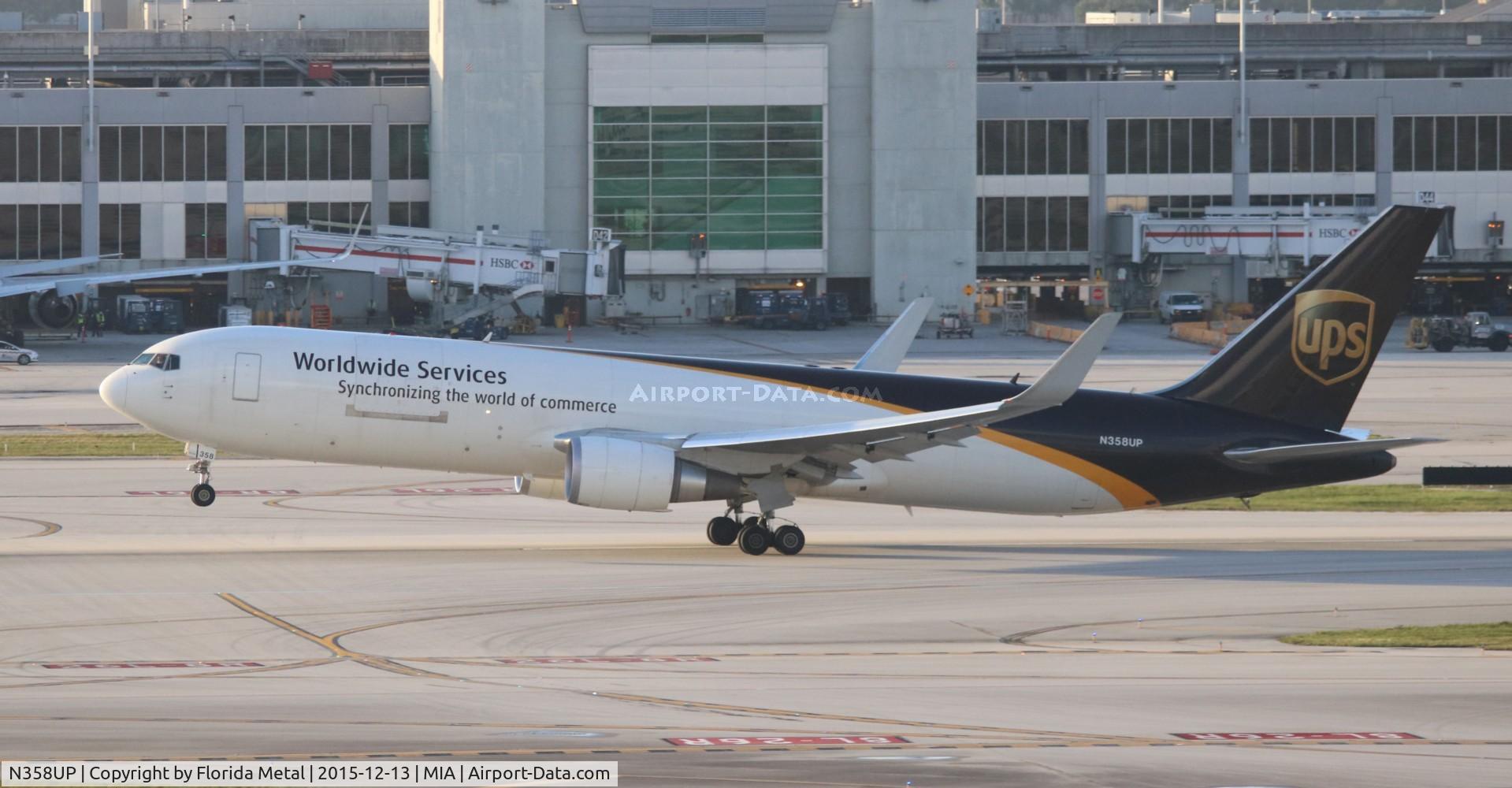 N358UP, 2013 Boeing 767-34AF/ER C/N 37864, UPS 767-300