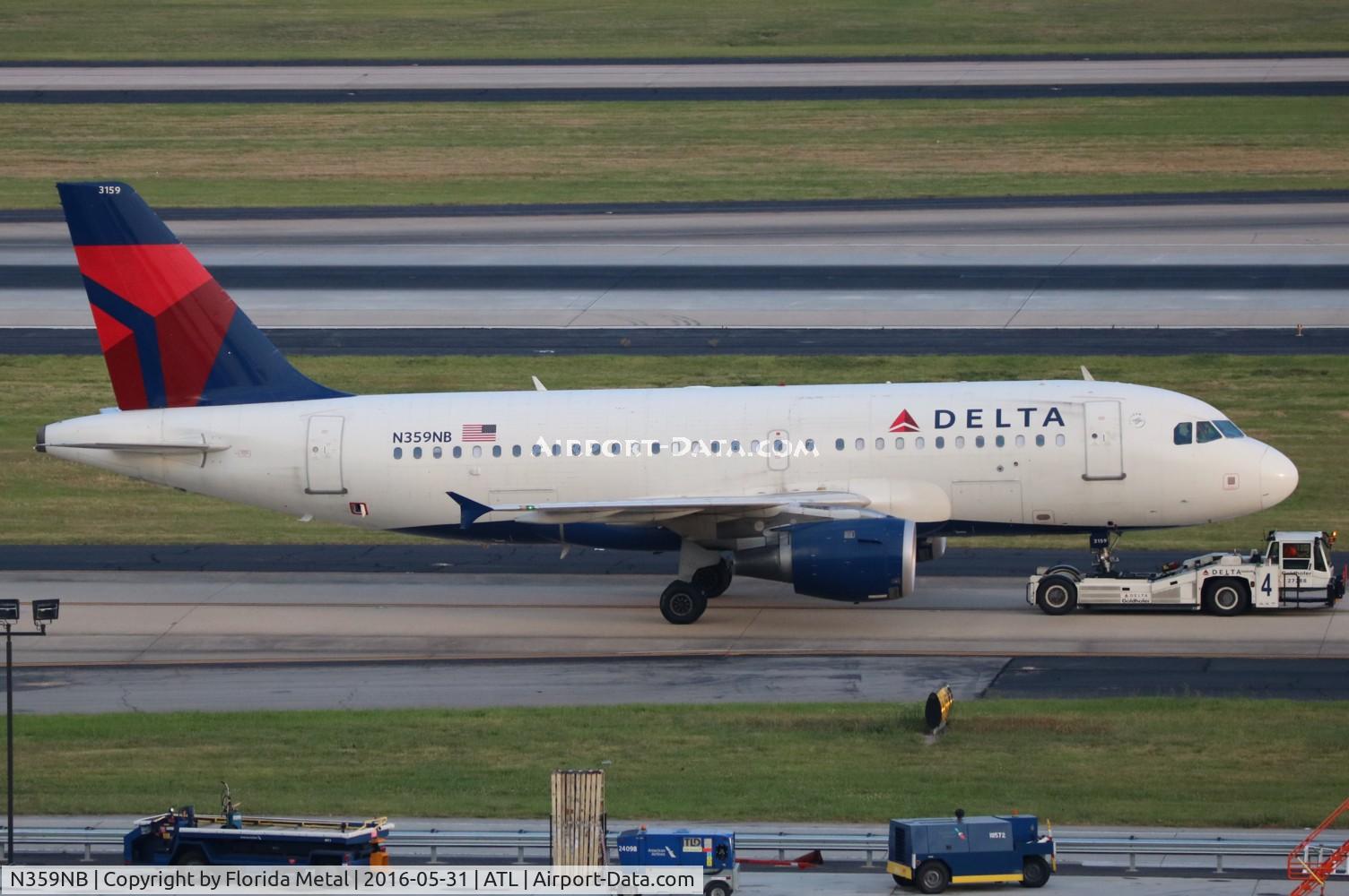 N359NB, 2003 Airbus A319-114 C/N 1923, Delta