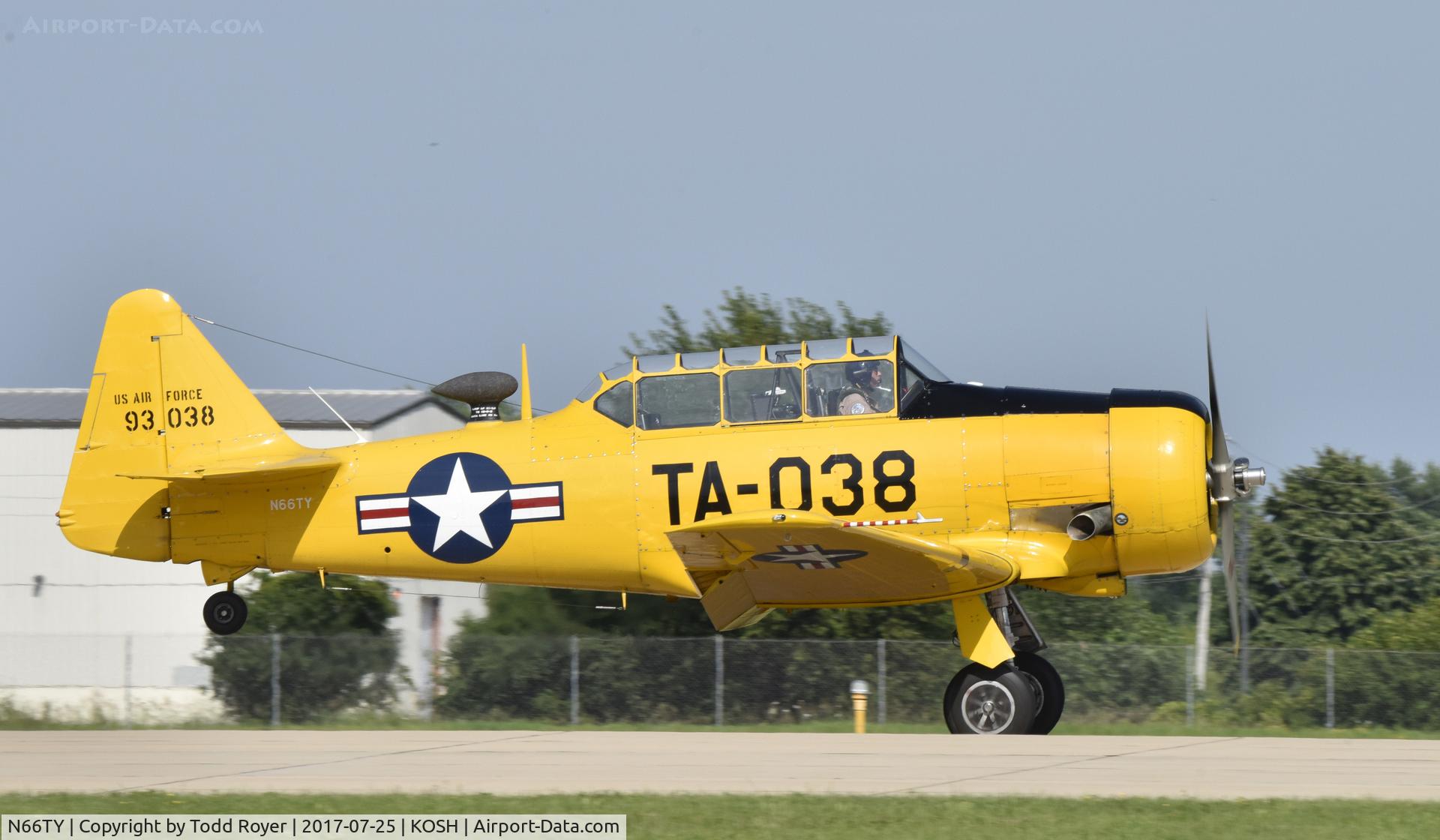 N66TY, North American T-6G Texan C/N 168-142, Airventure 2017