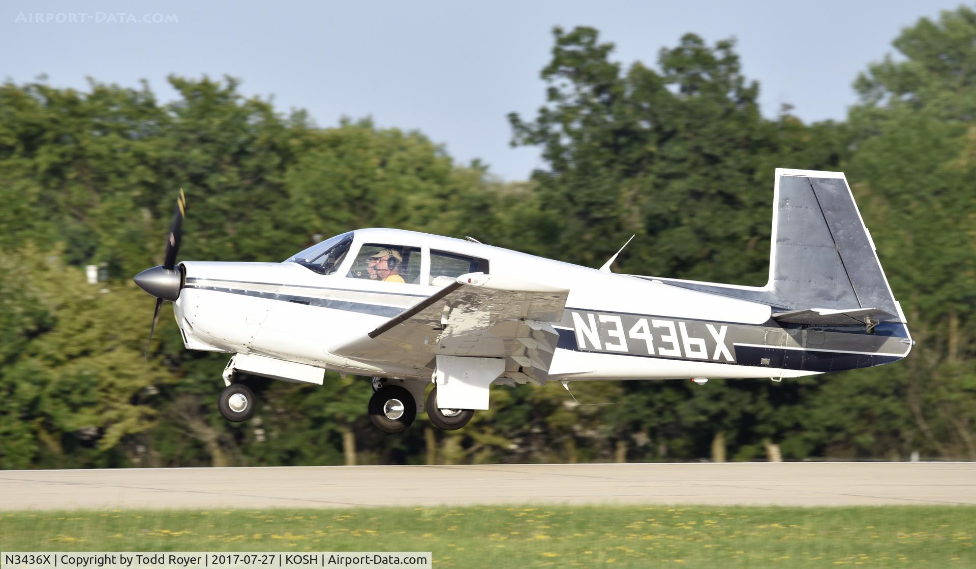 N3436X, 1966 Mooney M20C Ranger C/N 3403, Airventure 2017