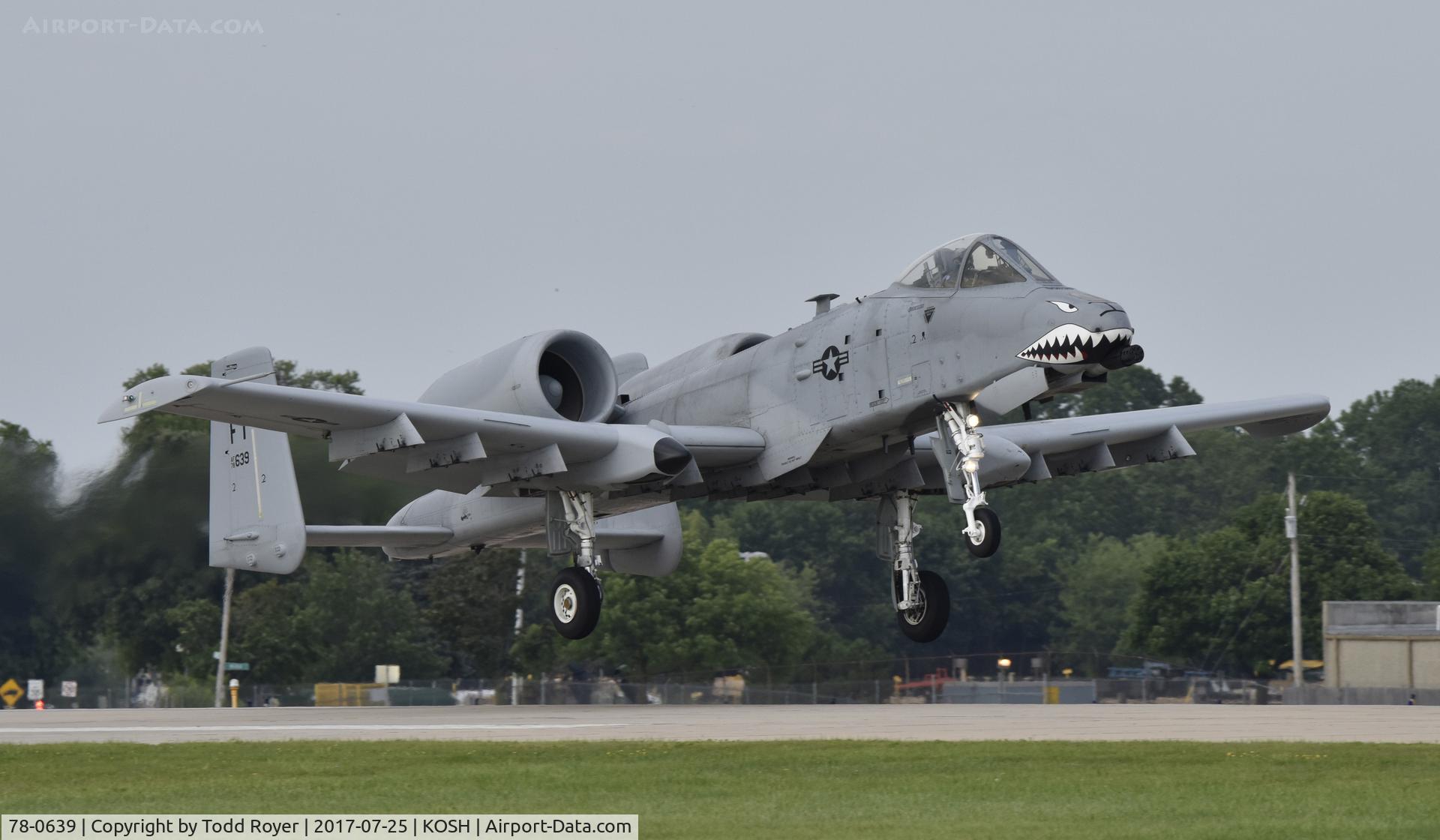 78-0639, 1978 Fairchild Republic A-10C Thunderbolt II C/N A10-0259, Airventure 2017
