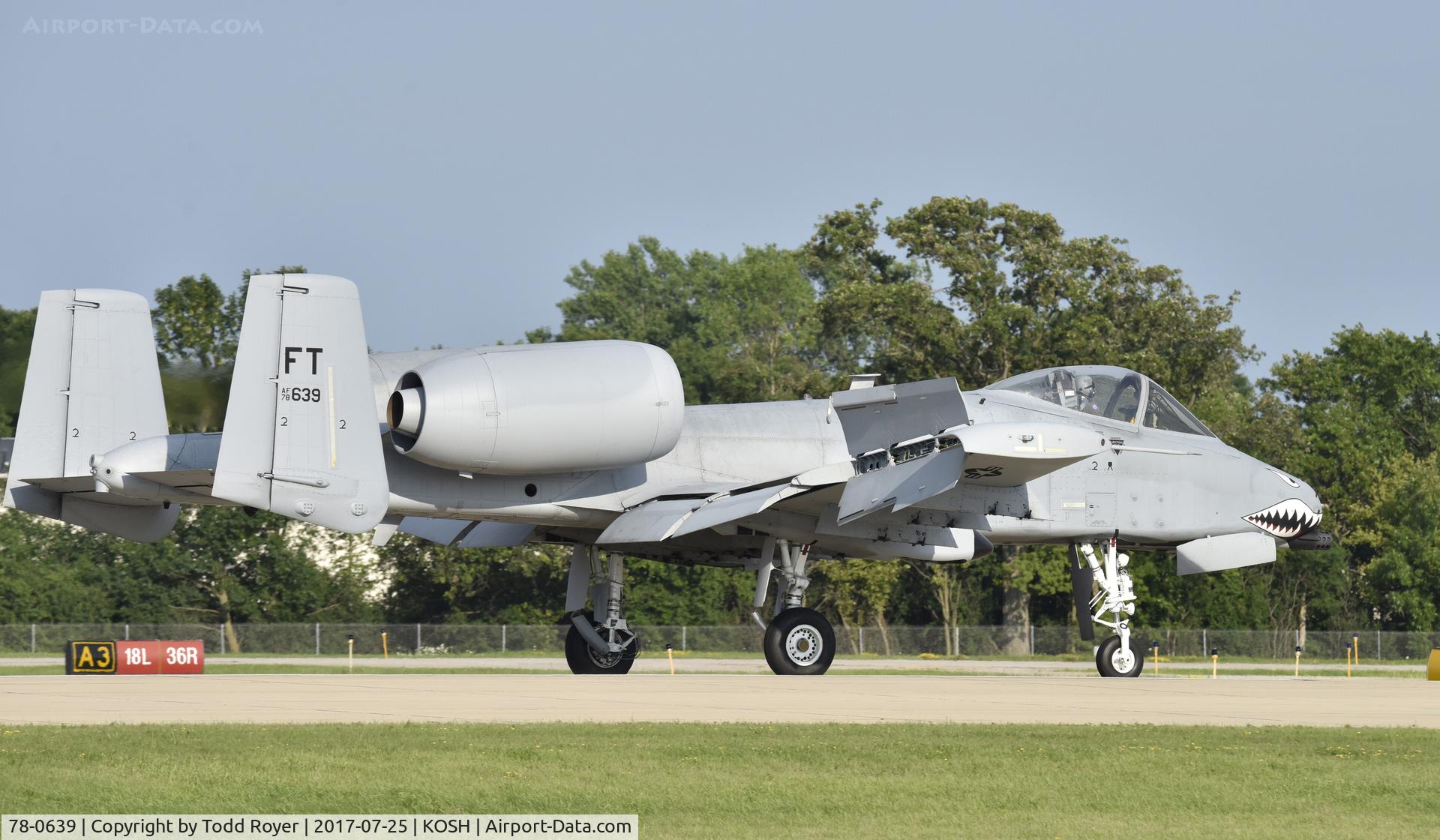 78-0639, 1978 Fairchild Republic A-10C Thunderbolt II C/N A10-0259, Airventure 2017