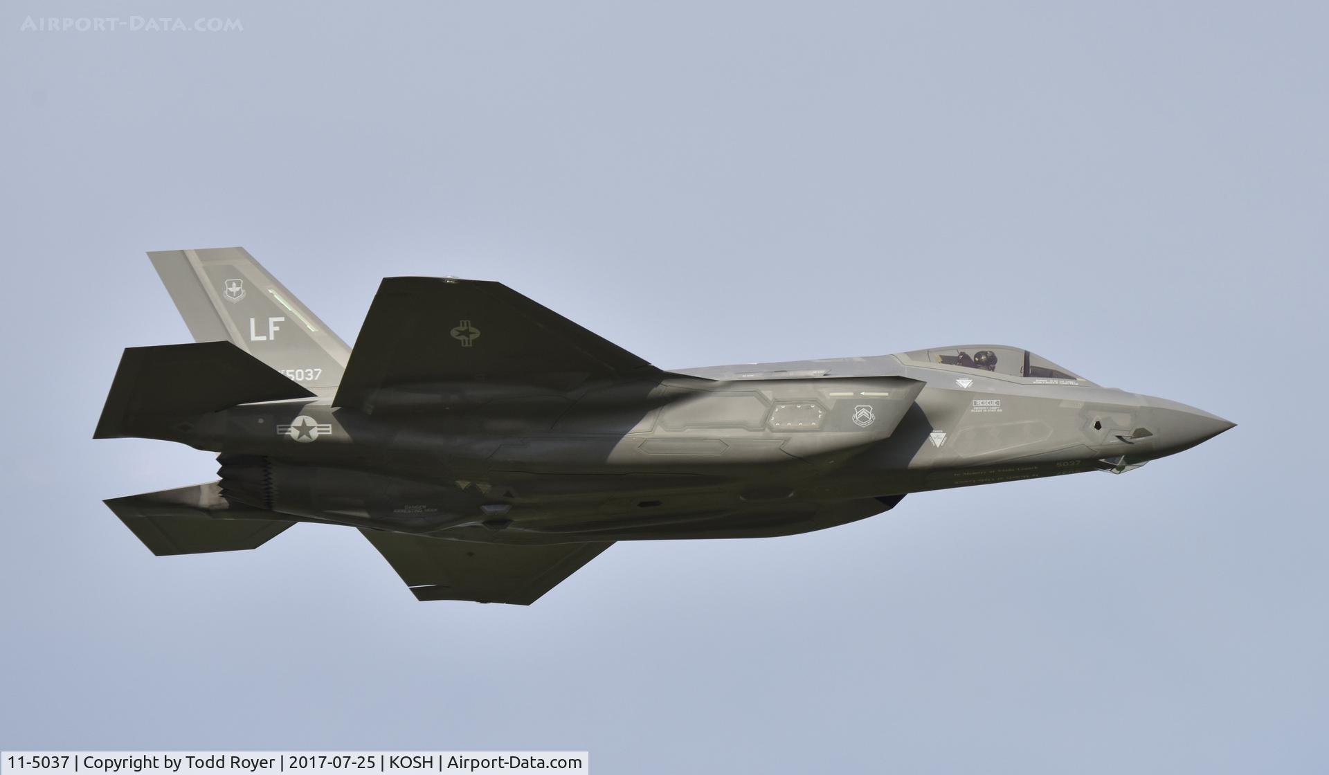 11-5037, 2011 Lockheed Martin F-35A Lightning II C/N AF-48, Airventure 2017