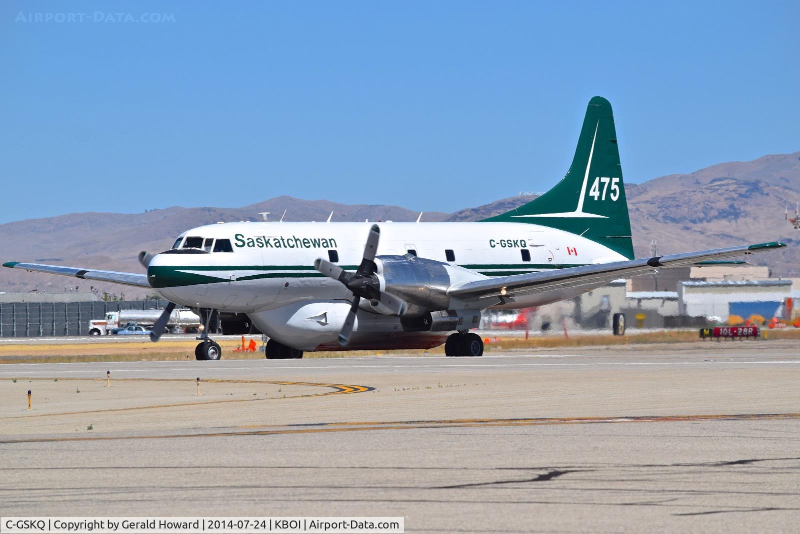 C-GSKQ, 1954 Convair 340 C/N 217, Taxing to RWY 28L.