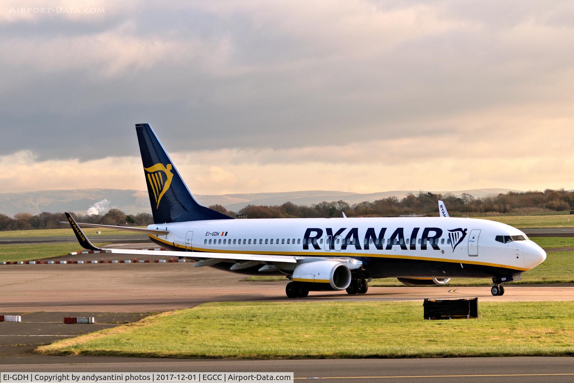 EI-GDH, 2017 Boeing 737-8AS C/N 44805, taxing out for take off