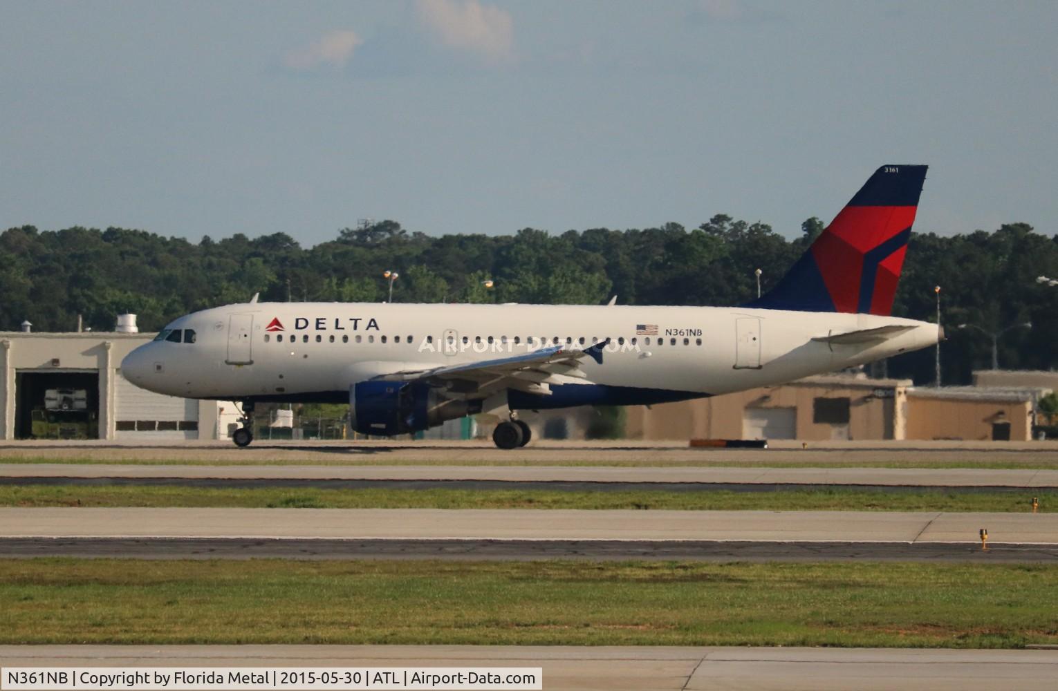 N361NB, 2003 Airbus A319-114 C/N 1976, Delta