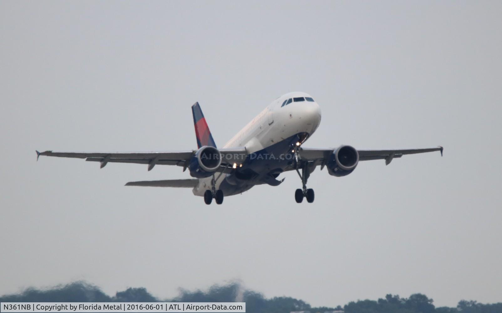 N361NB, 2003 Airbus A319-114 C/N 1976, Delta