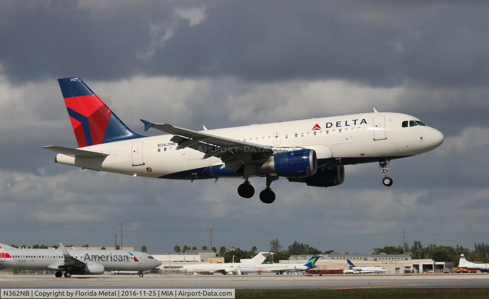 N362NB, 2003 Airbus A319-114 C/N 1982, Delta