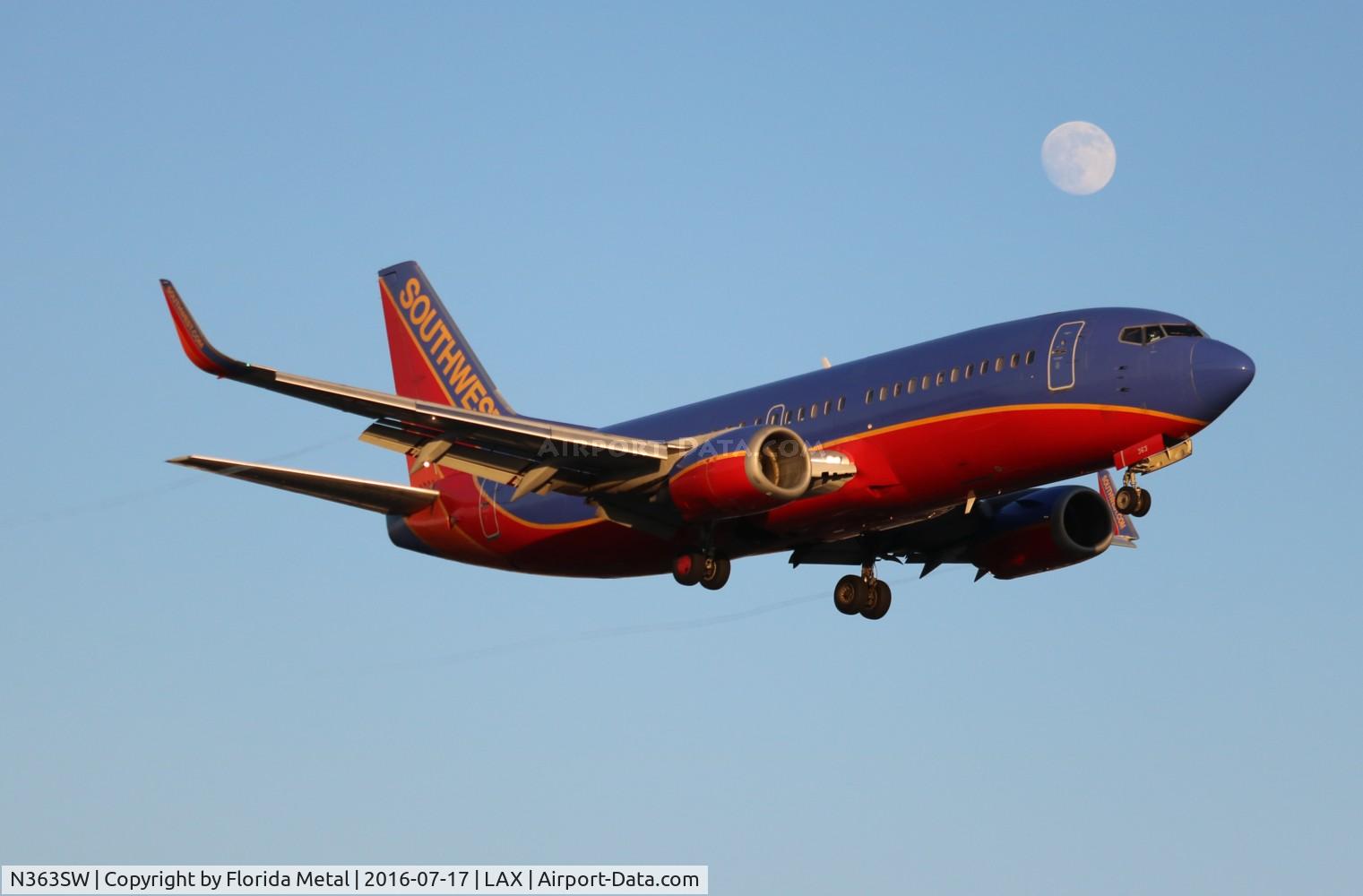 N363SW, 1993 Boeing 737-3H4 C/N 26574, Southwest