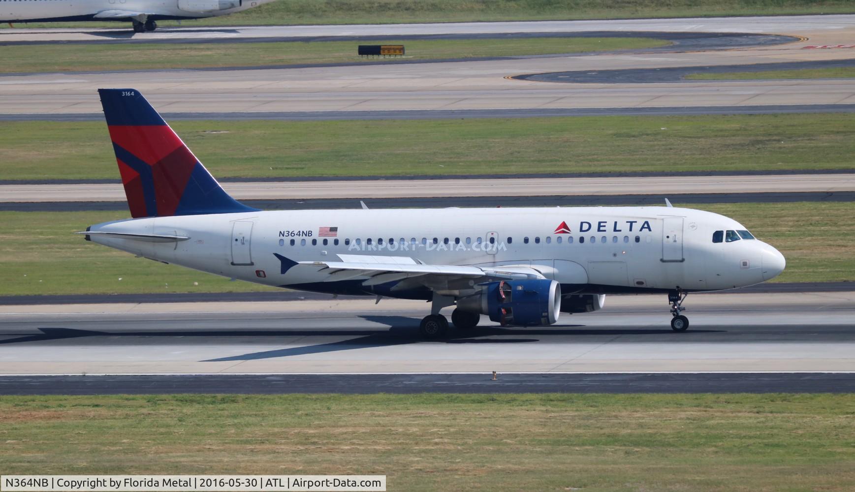 N364NB, 2003 Airbus A319-114 C/N 2002, Delta