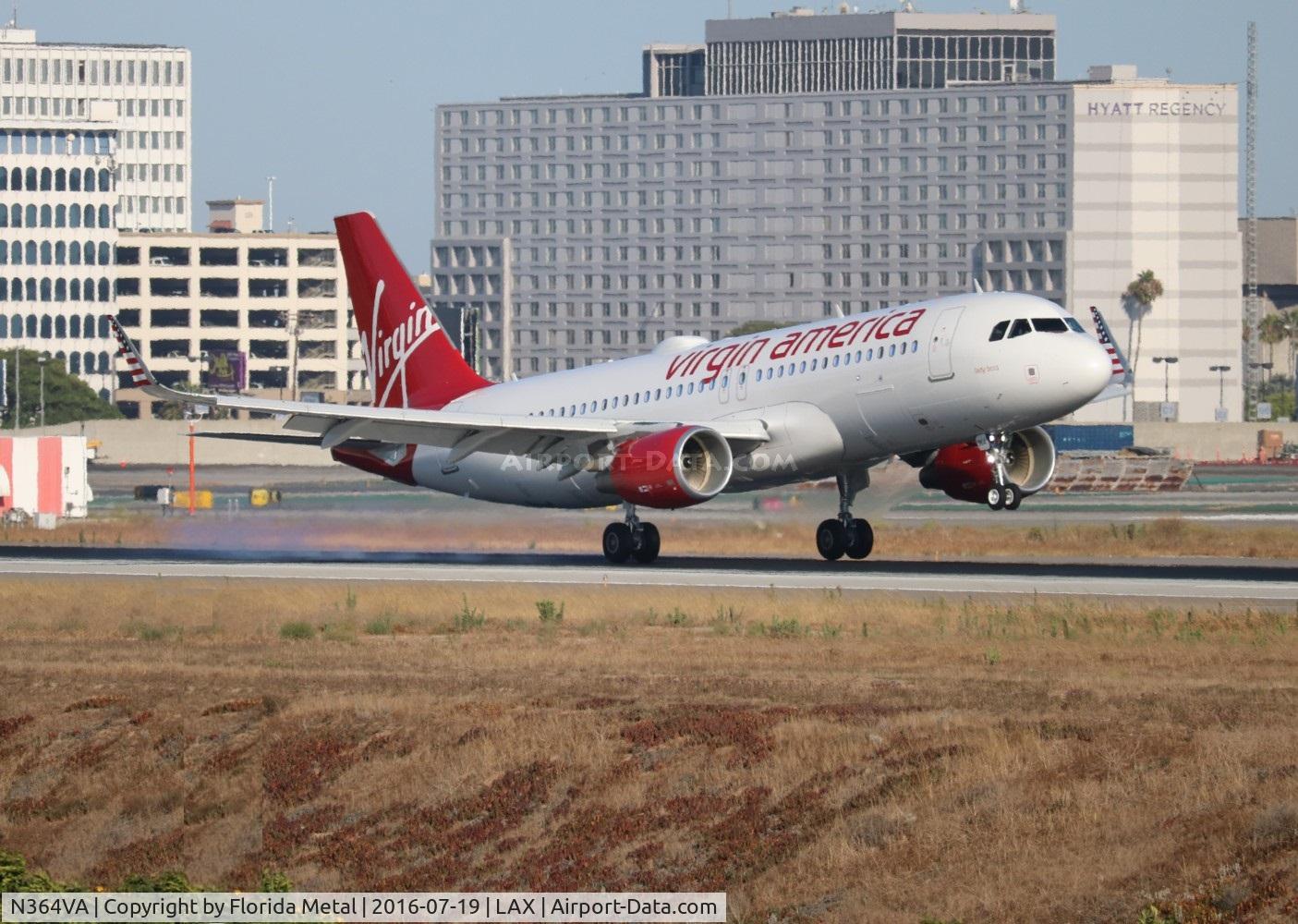 N364VA, 2016 Airbus A320-214 C/N 7138, Virgin America