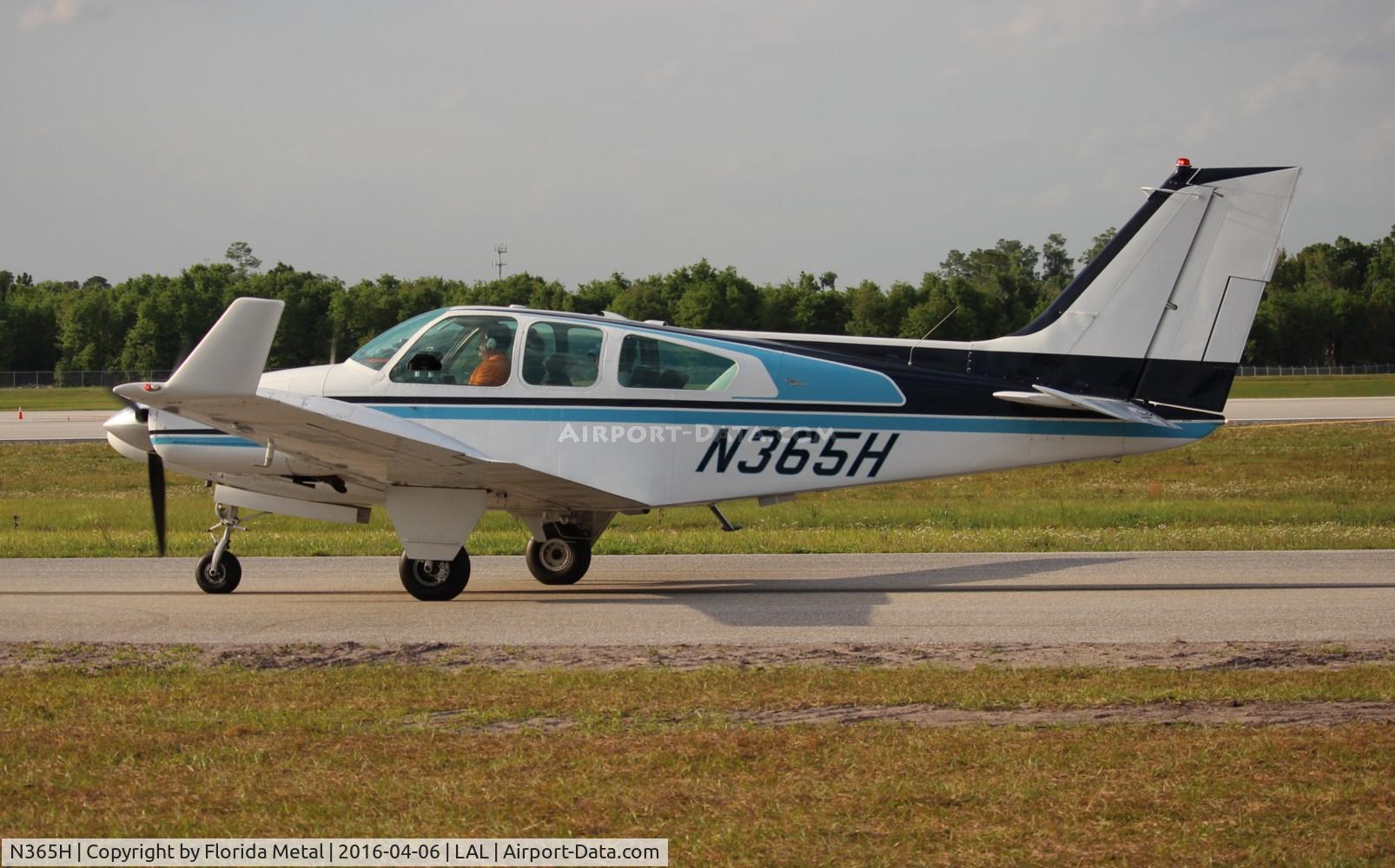 N365H, 1965 Beech 95-B55 (T42A) Baron C/N TC-843, Beech 55