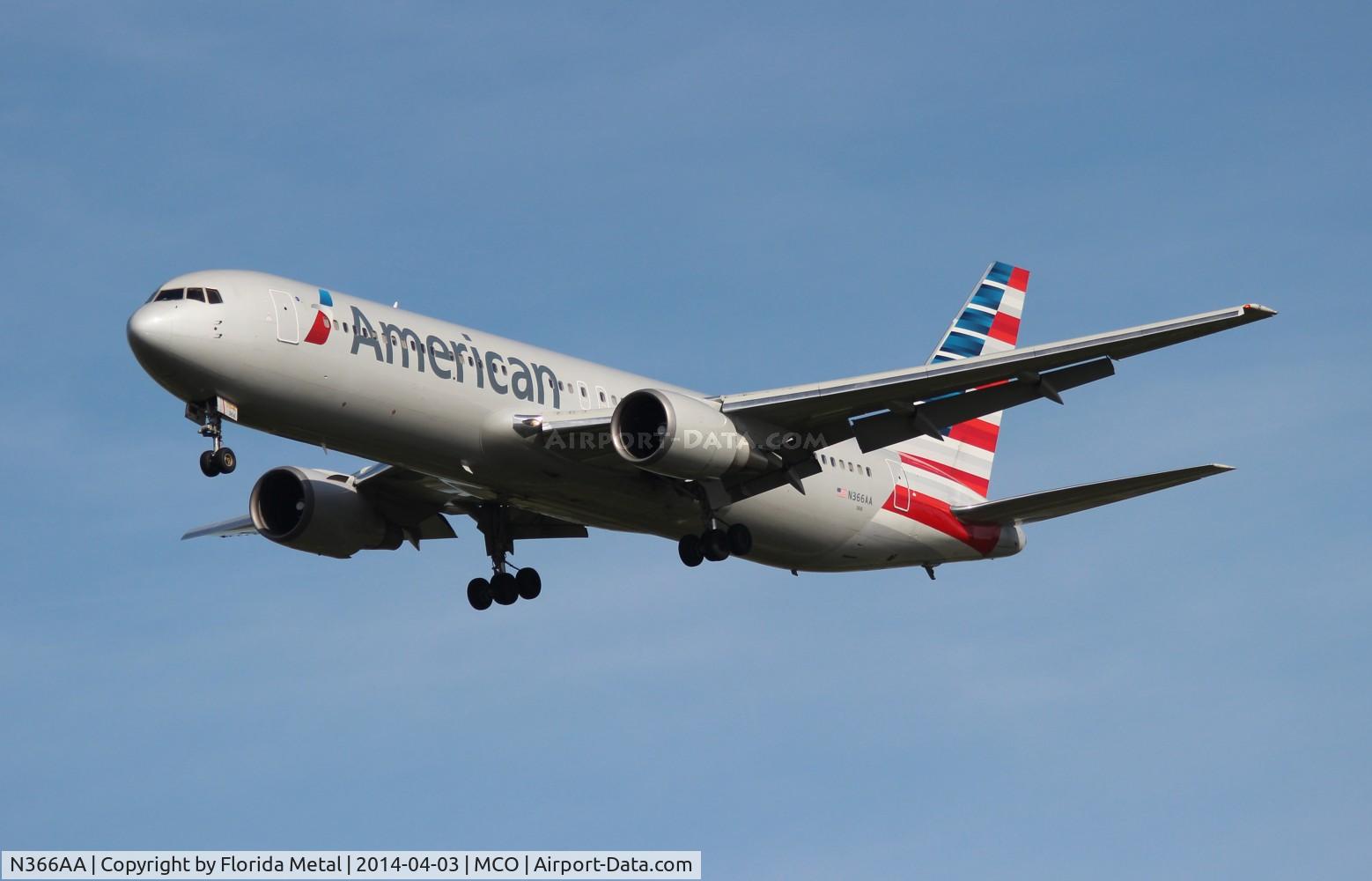 N366AA, 1991 Boeing 767-323/ER C/N 25193, American