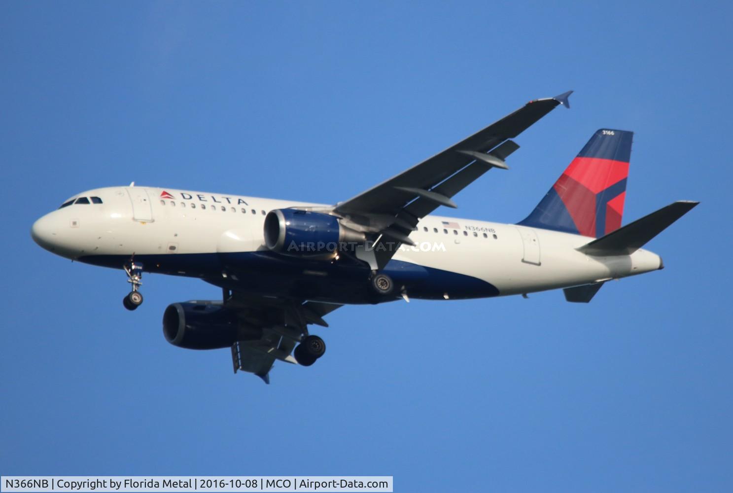 N366NB, 2003 Airbus A319-114 C/N 2026, Delta