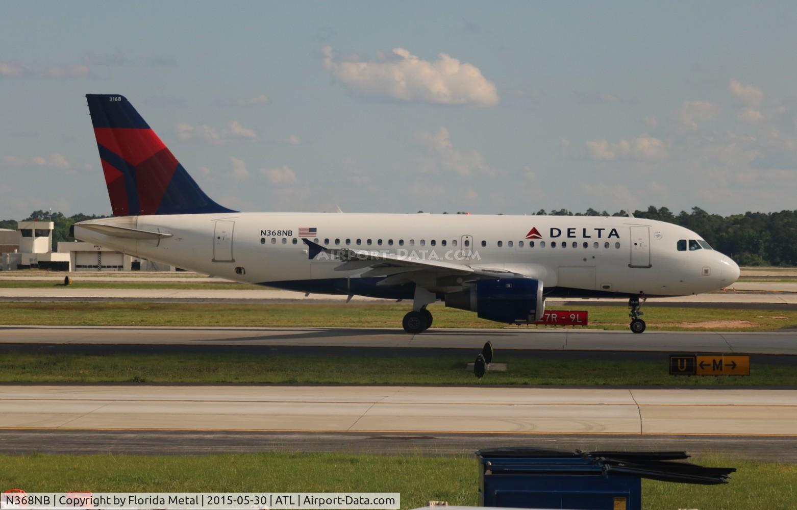 N368NB, 2003 Airbus A319-114 C/N 2039, Delta