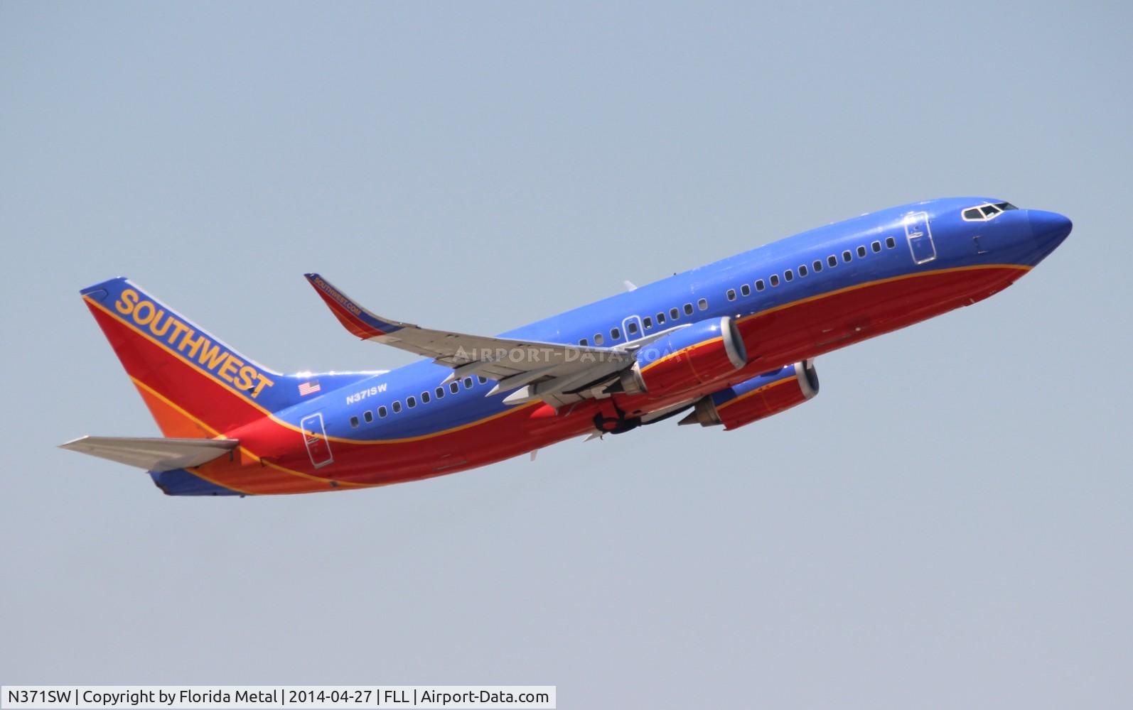 N371SW, 1993 Boeing 737-3H4 C/N 26598, Southwest