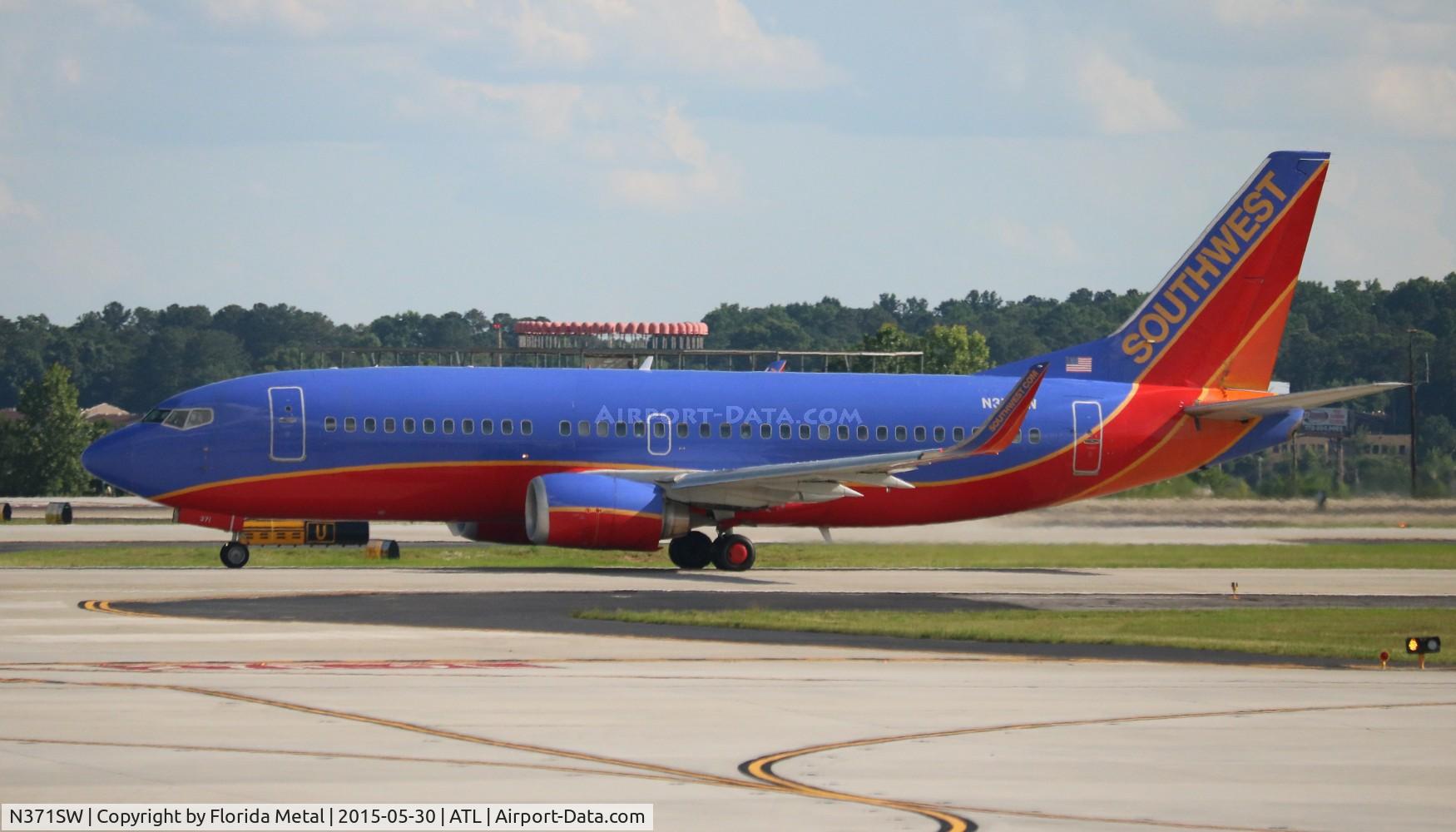 N371SW, 1993 Boeing 737-3H4 C/N 26598, Southwest