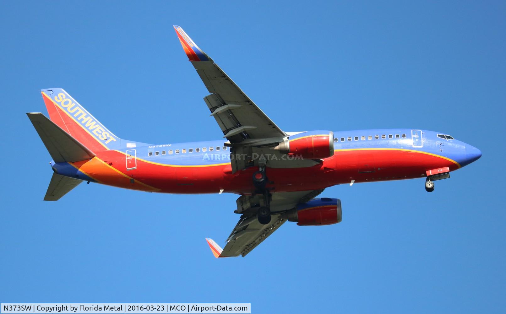 N373SW, 1993 Boeing 737-3H4 C/N 26581, Southwest