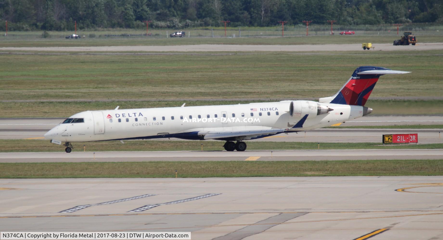 N374CA, 2003 Bombardier CRJ-701 (CL-600-2C10) Regional Jet C/N 10090, Delta Connection