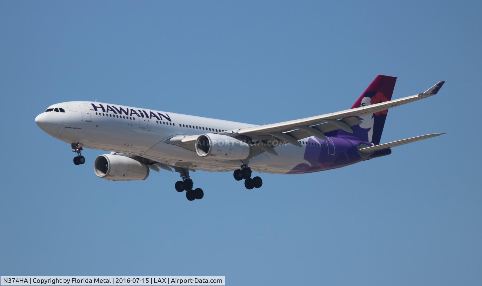 N374HA, 2014 Airbus A330-243 C/N 1565, Hawaiian
