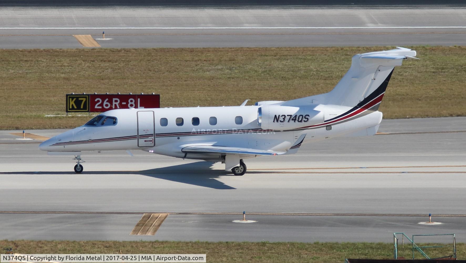 N374QS, 2015 Embraer EMB-505 Phenom 300 C/N 50500289, Net Jets