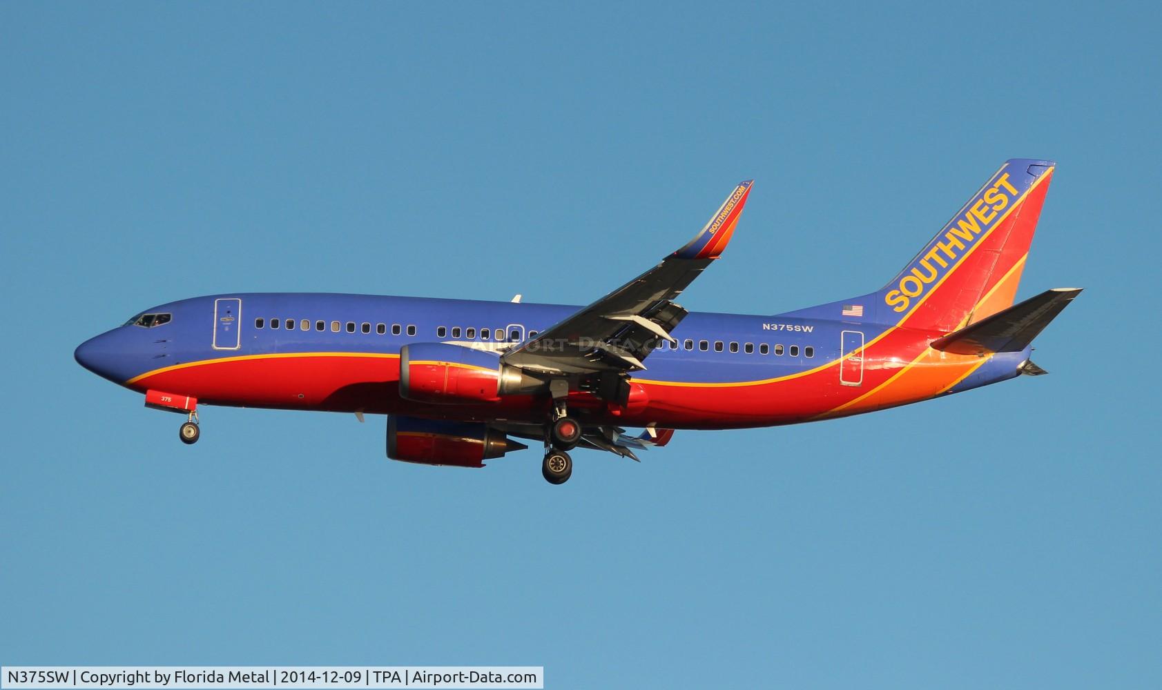 N375SW, 1993 Boeing 737-3H4 C/N 26583, Southwest