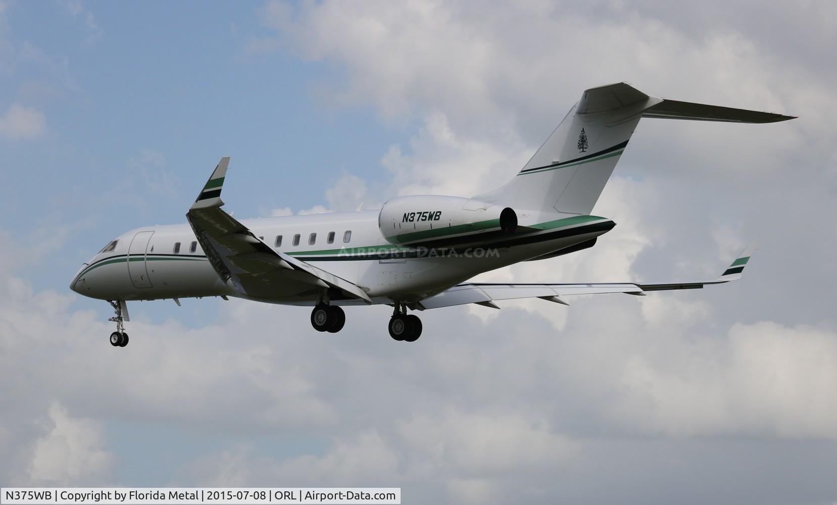 N375WB, 2008 Bombardier BD-700-1A11 Global 5000 C/N 9288, Global 5000