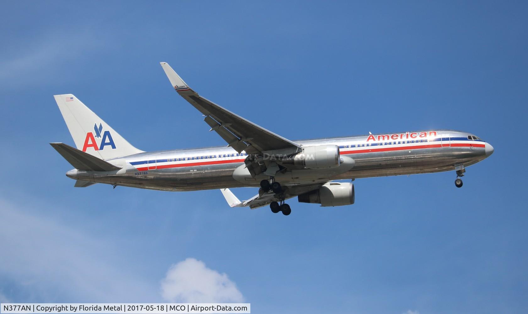 N377AN, 1992 Boeing 767-323 C/N 25446, American