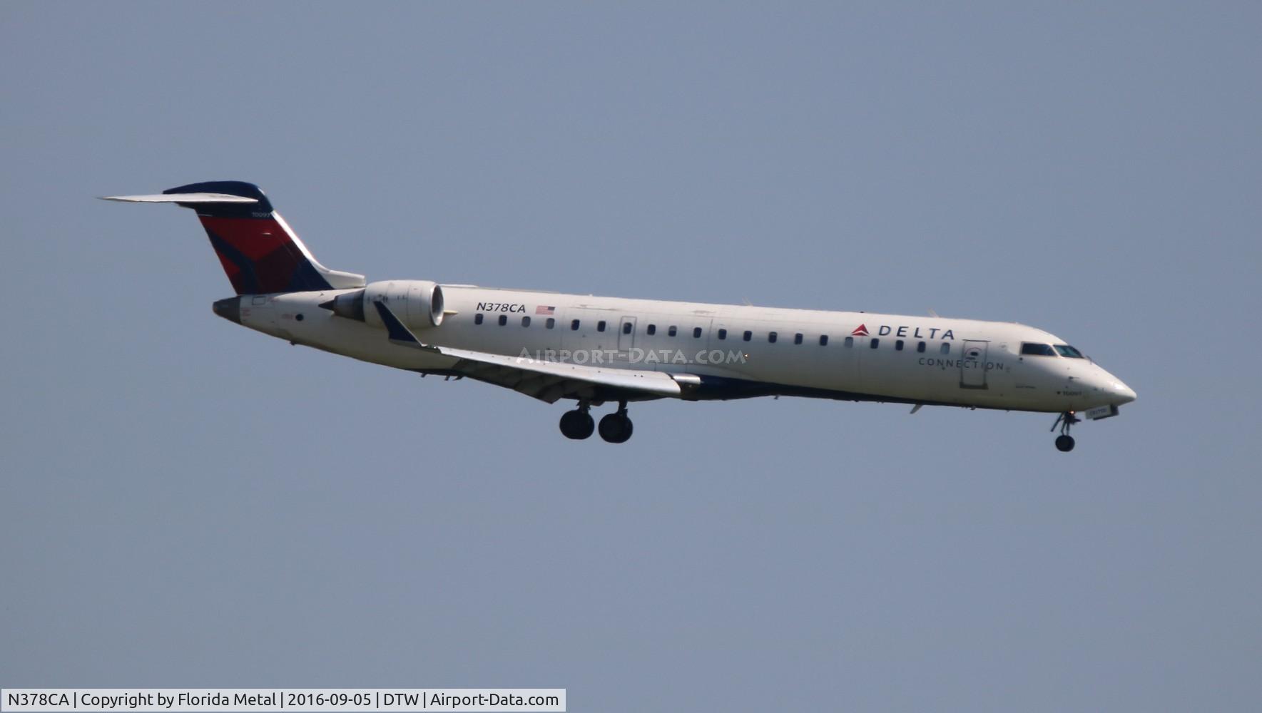 N378CA, 2003 Bombardier CRJ-701 (CL-600-2C10) Regional Jet C/N 10097, Delta Connection