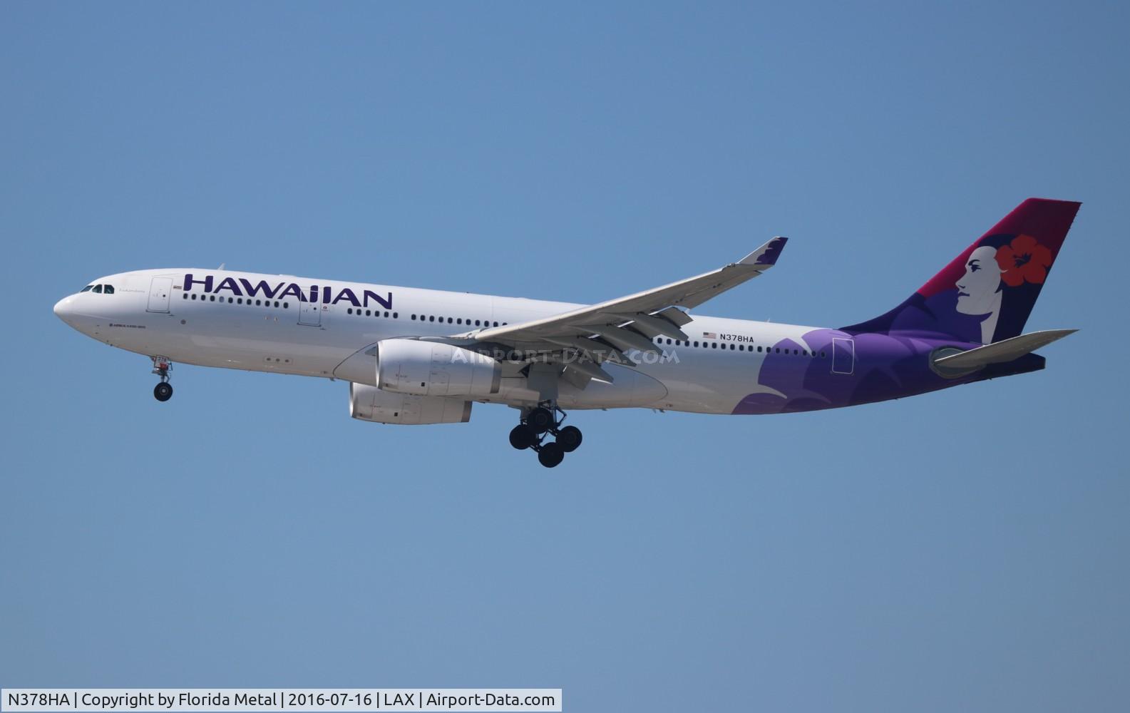 N378HA, 2015 Airbus A330-243 C/N 1615, Hawaiian