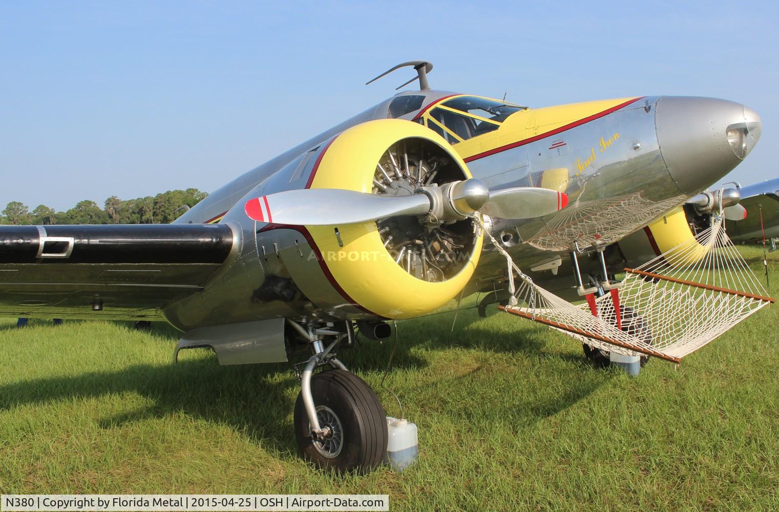 N380, 1955 Beech E18S C/N BA-42, Beech E18S
