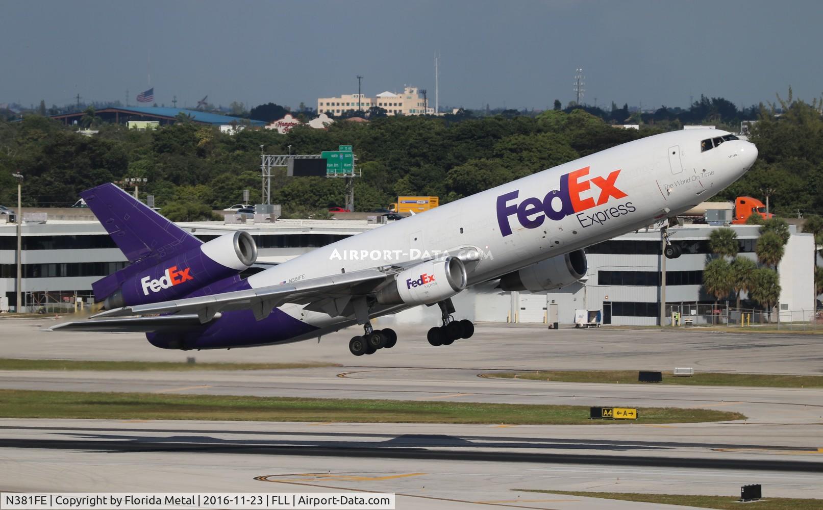 N381FE, 1972 McDonnell Douglas MD-10-10F C/N 46615, Fed Ex