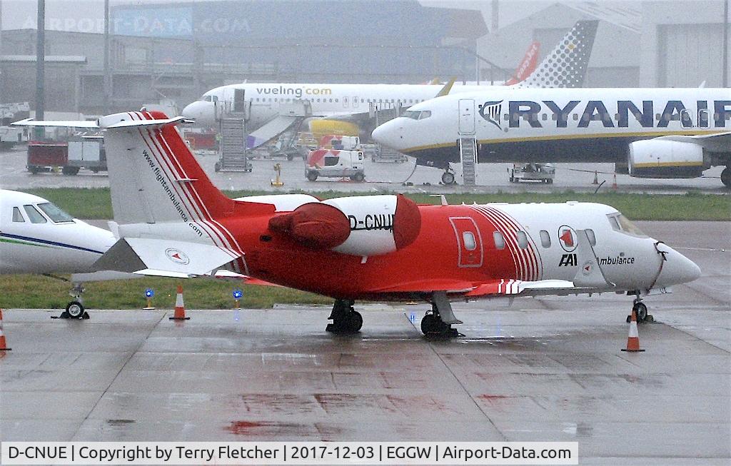 D-CNUE, 1999 Learjet 60 C/N 60-170, At London-Luton Airport
