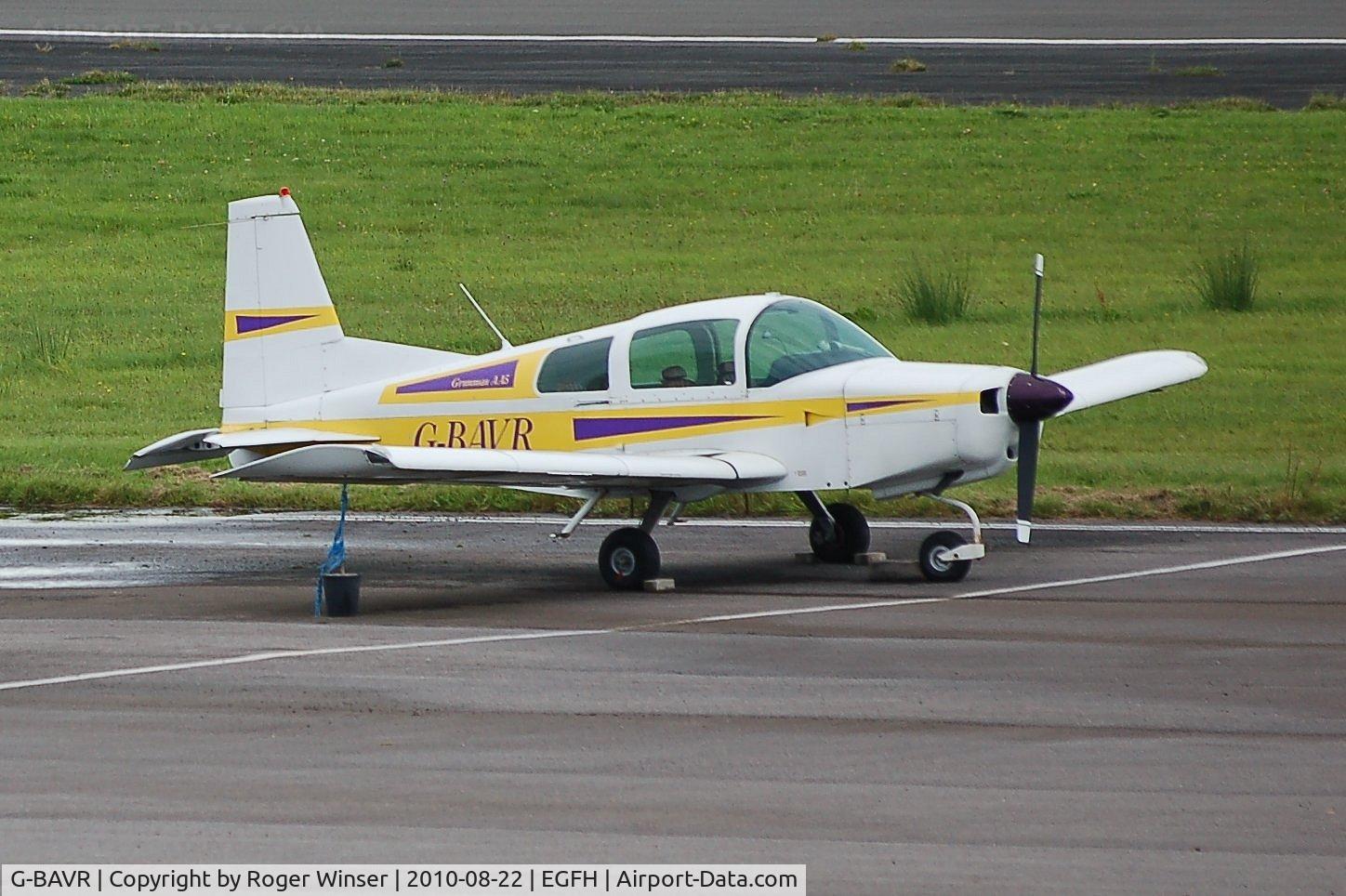 G-BAVR, 1973 Grumman American AA-5 Traveler C/N AA5-0348, Resident AA-5 aircraft.
