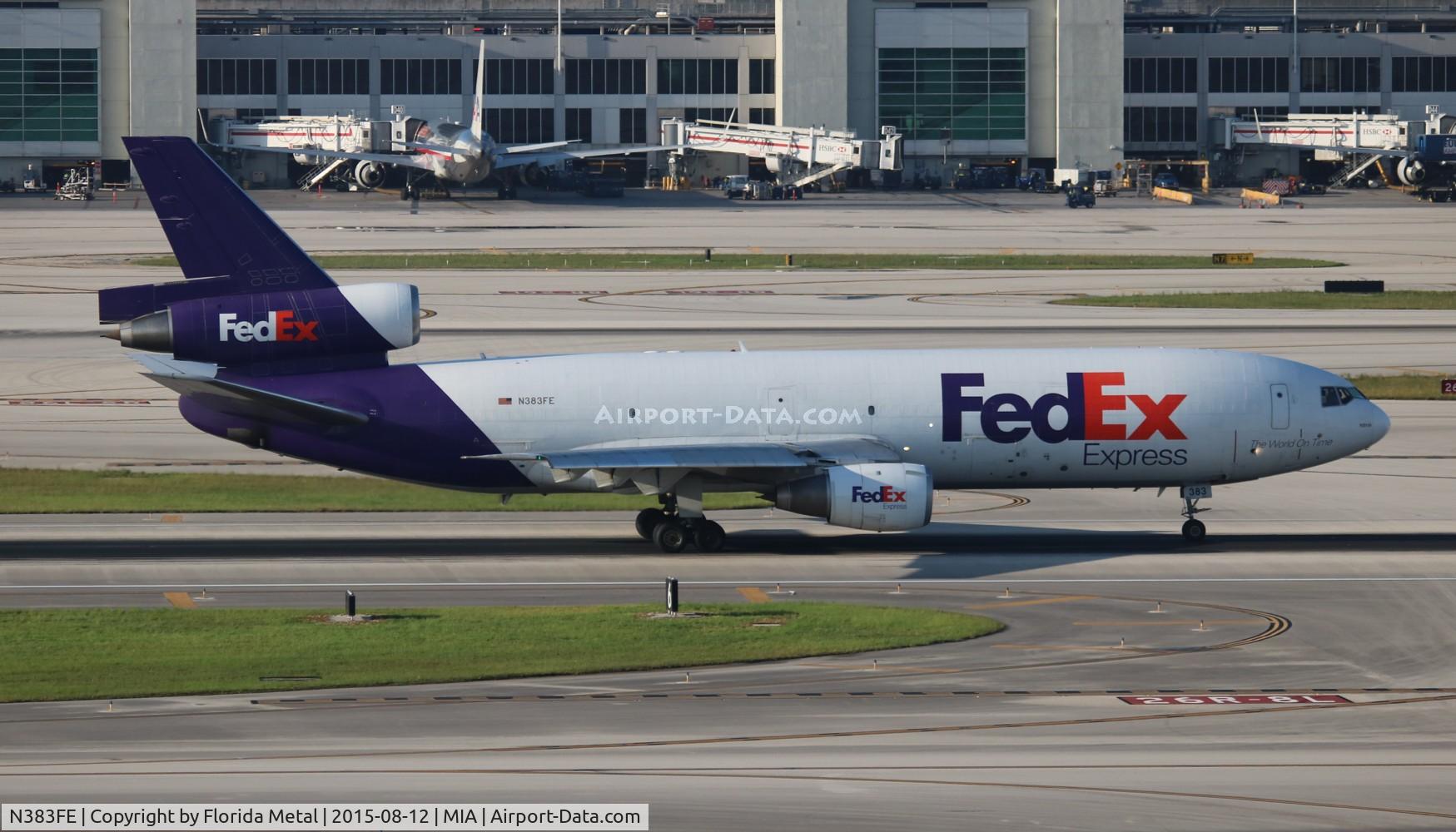 N383FE, 1973 McDonnell Douglas MD-10-10F C/N 46616, Fed Ex