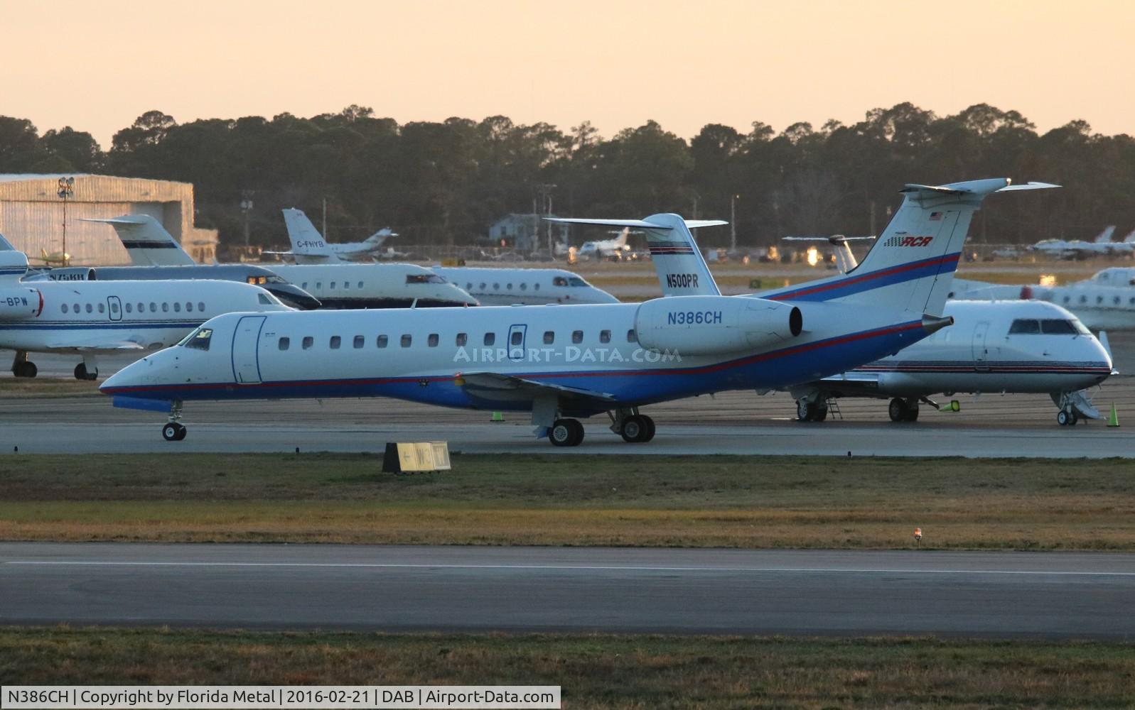 N386CH, 2001 Embraer ERJ-135LR (EMB-135LR) C/N 145467, RCR Racing