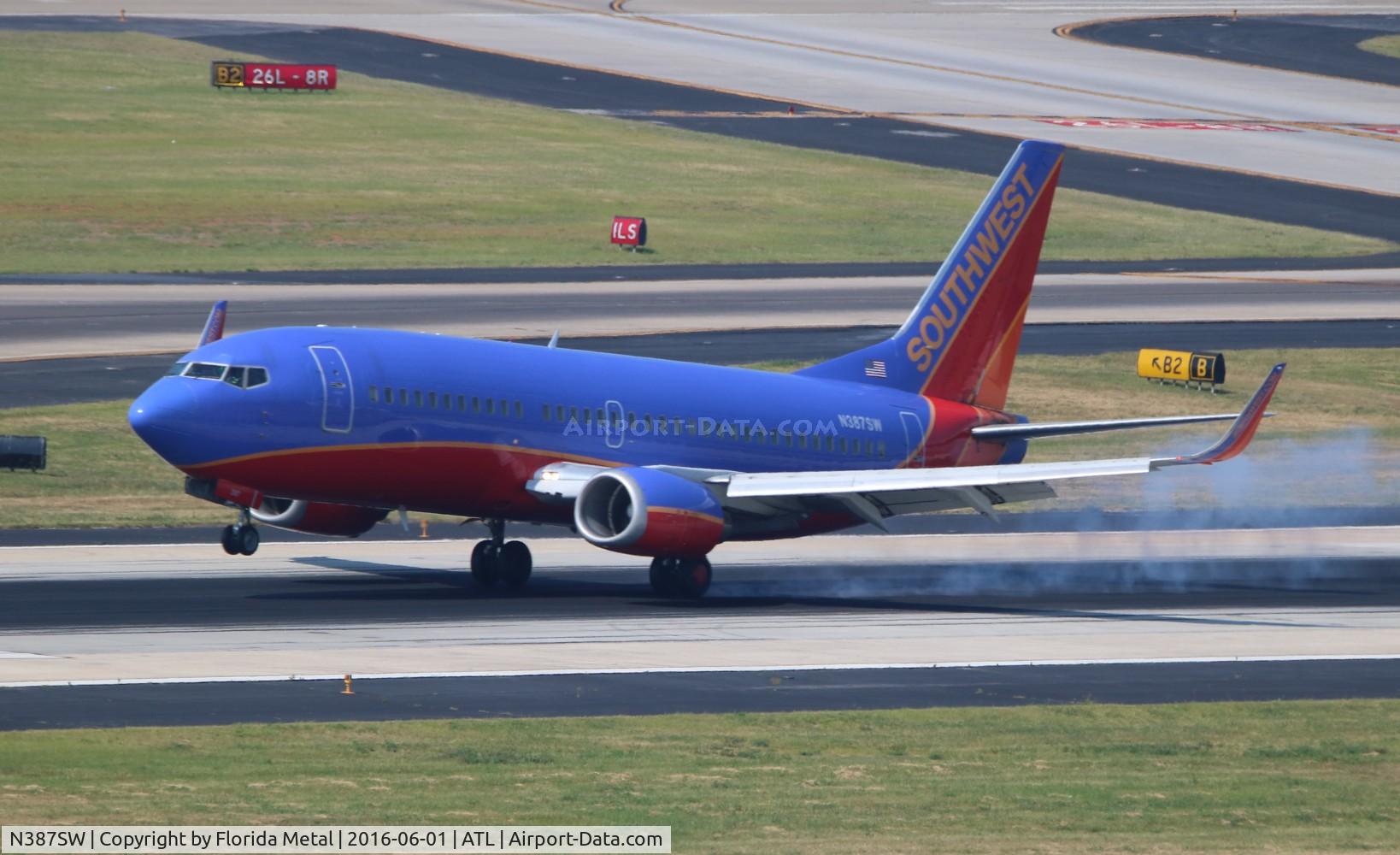 N387SW, 1994 Boeing 737-3H4 C/N 26602, Southwest