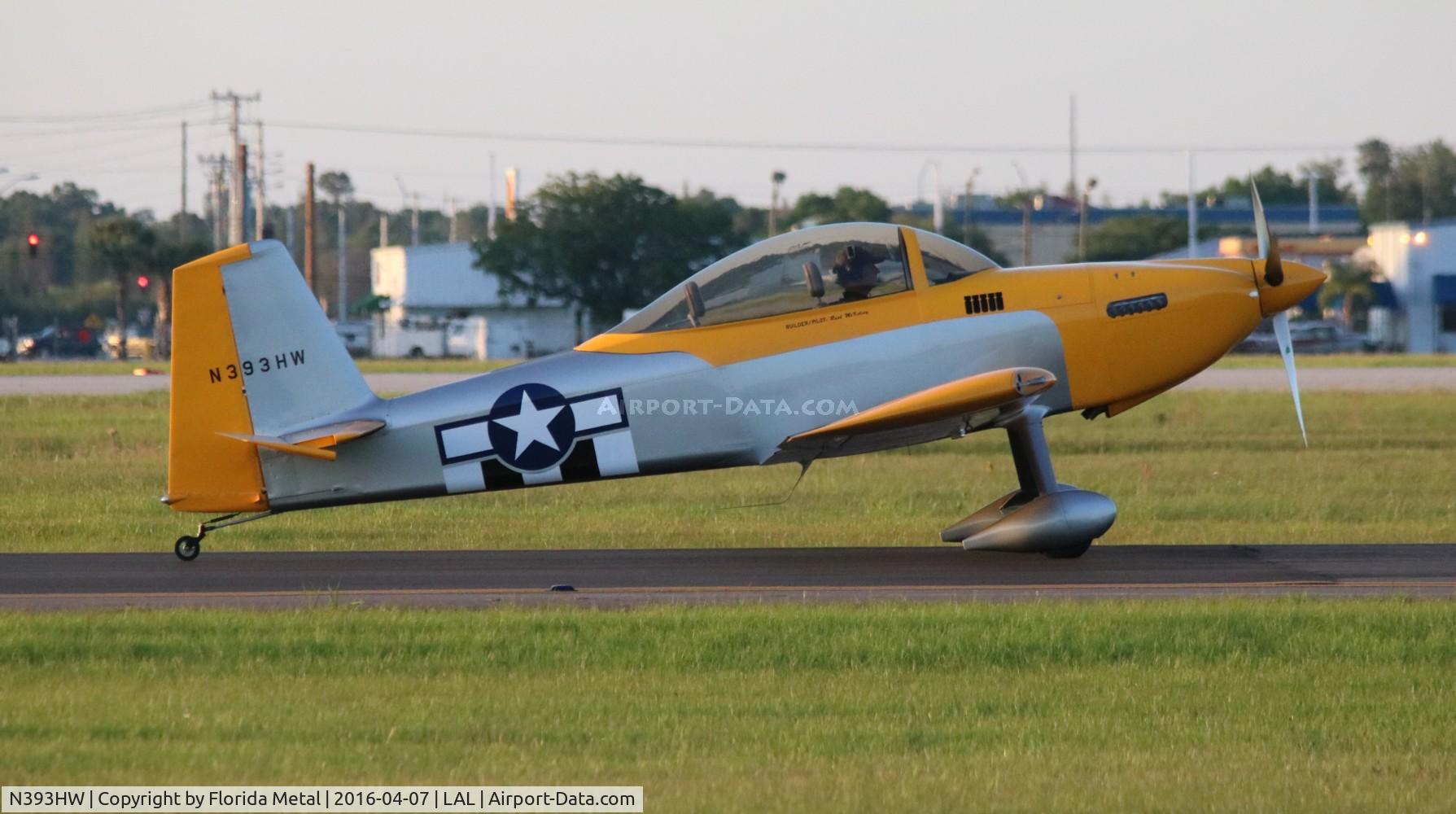 N393HW, Vans RV-8 C/N 82885, Vans RV-8