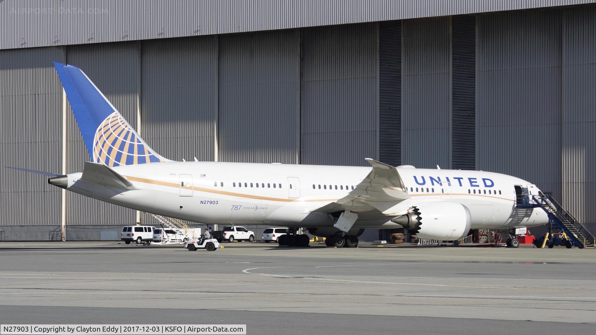 N27903, 2012 Boeing 787-8 Dreamliner C/N 34823, SFO 2017