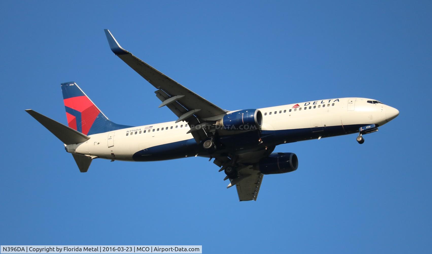 N396DA, 2000 Boeing 737-832 C/N 30378, Delta