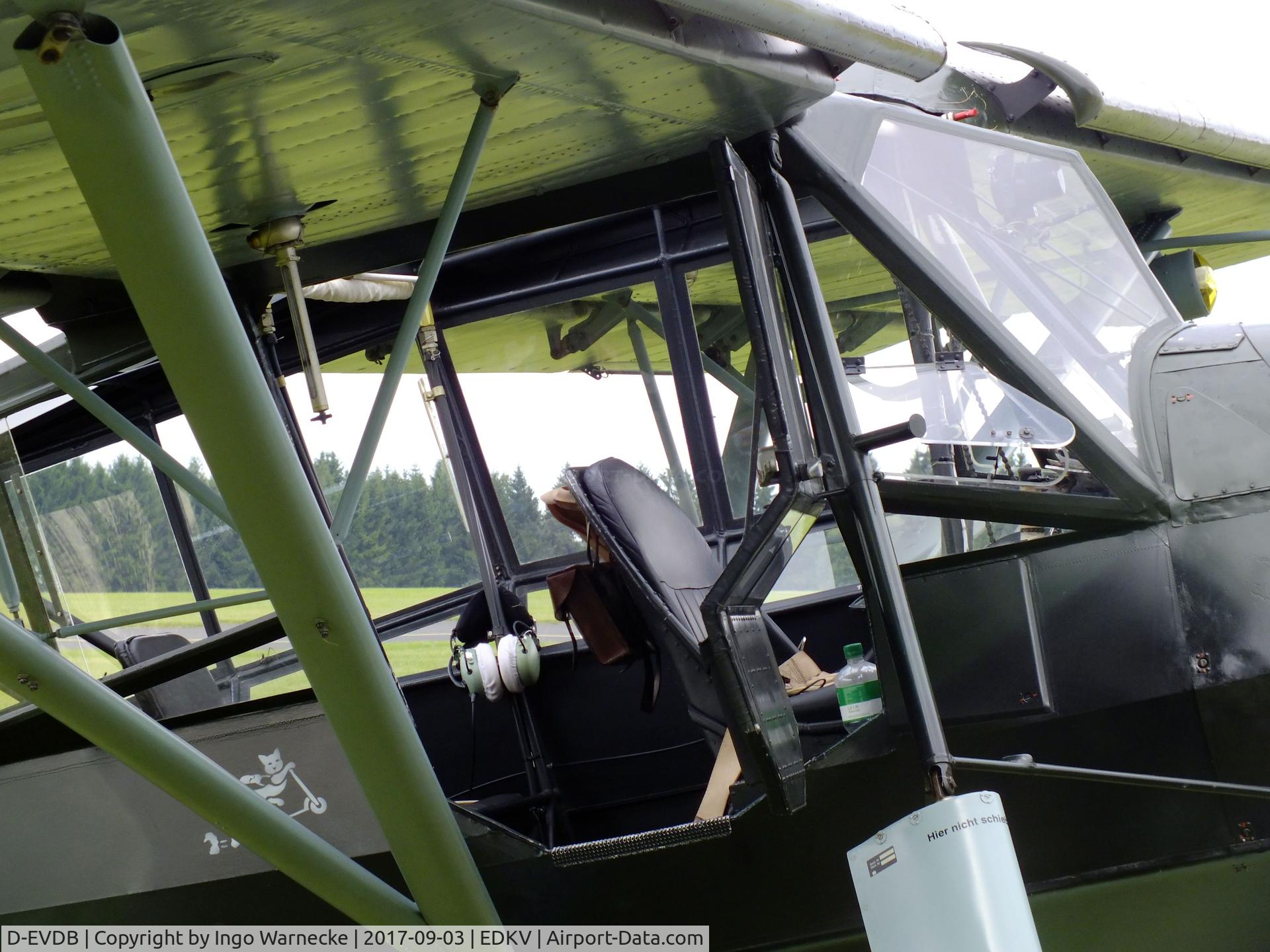 D-EVDB, 1945 Morane-Saulnier MS-505 Criquet C/N 269, Fieseler Fi 156C-7 Storch (originally MS.505 Criquet) at the Dahlemer Binz 60th jubilee airfield display  #i