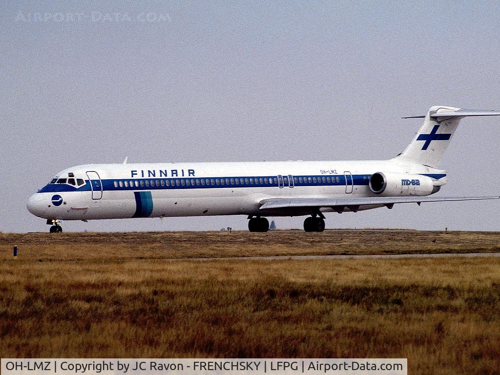 OH-LMZ, 1991 McDonnell Douglas MD-82 (DC-9-82) C/N 53246, Finnair departure to Helsinki ( WFU Victorville California   10/31/2017)