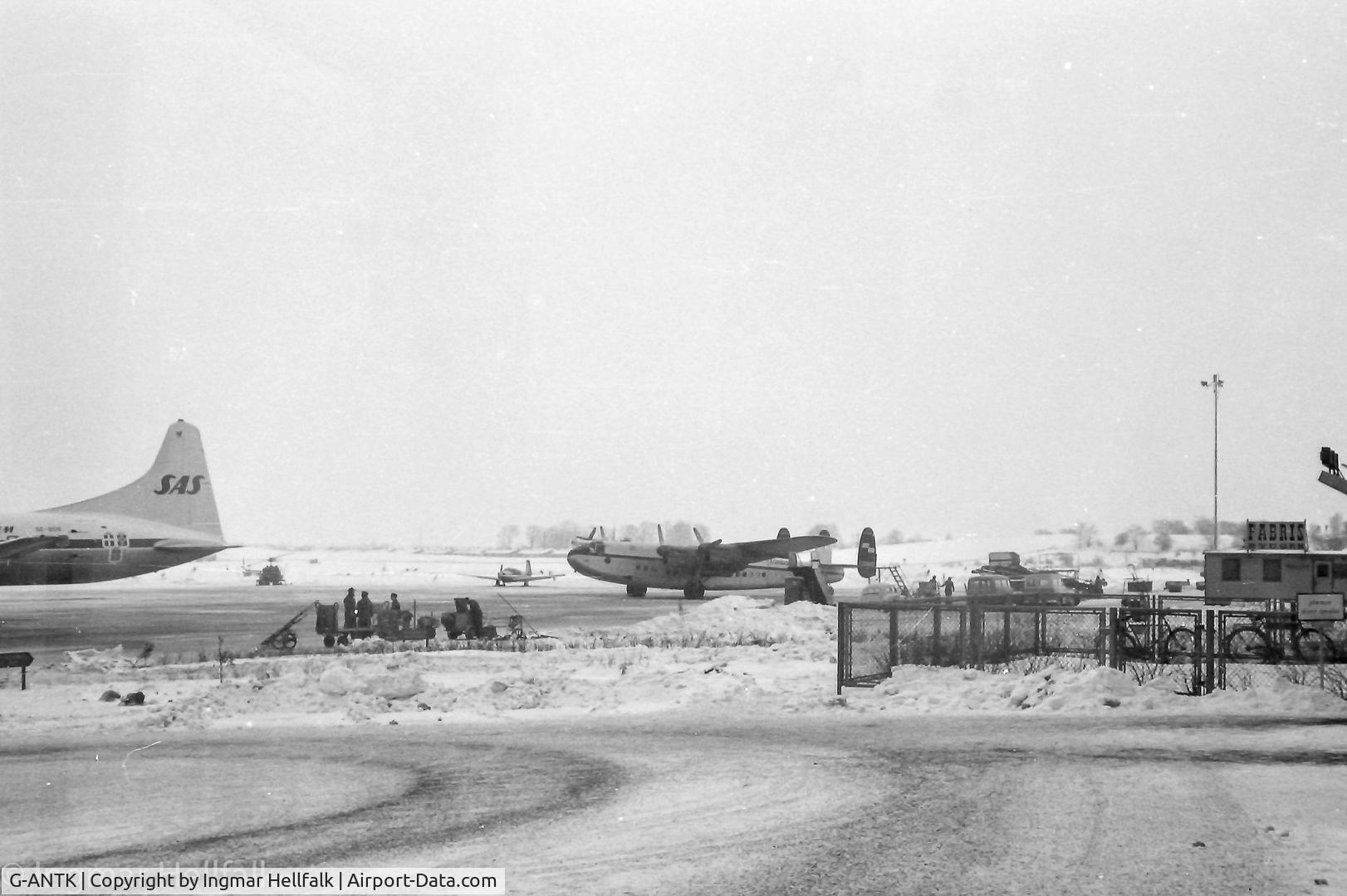 G-ANTK, 1946 Avro 685 YORK C1 C/N MW232, G-ANTK at Bulltofta Airport (Malmoe,Sweden) early 60-ies. This photo prior the previously from takeoff!