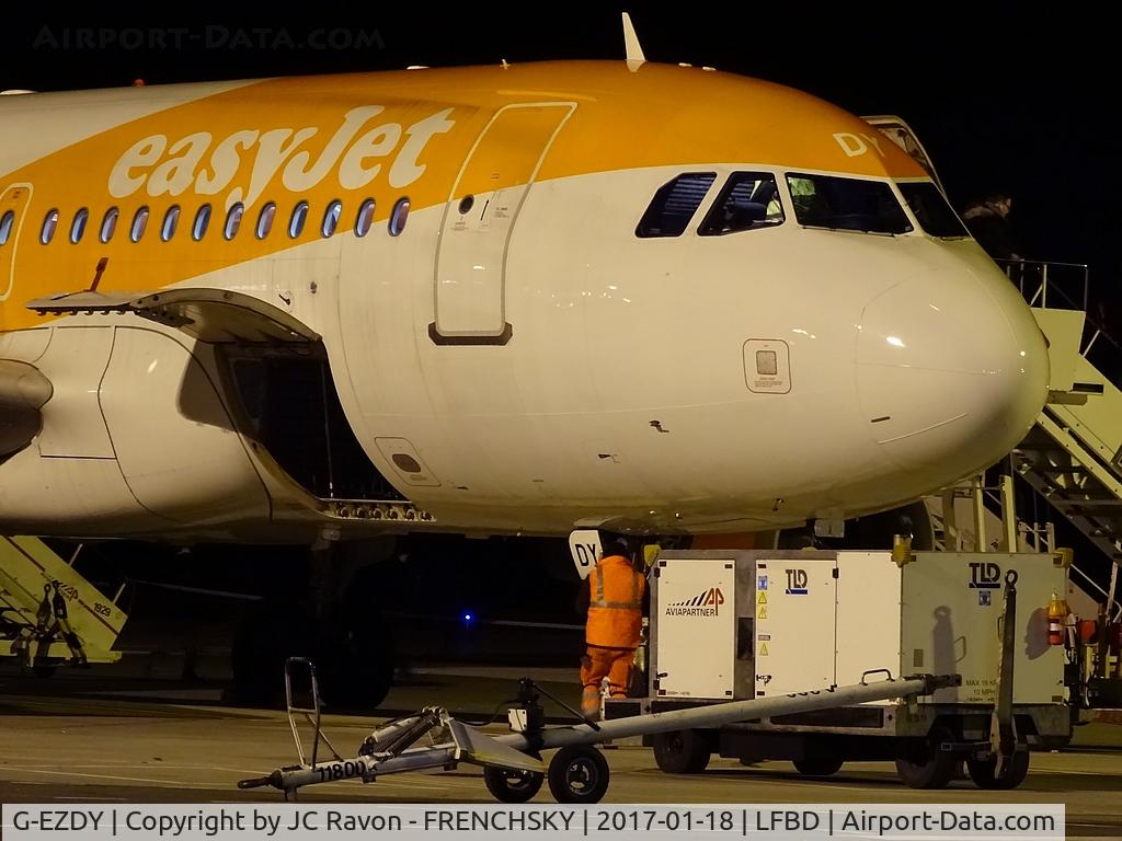 G-EZDY, 2008 Airbus A319-111 C/N 3763, hall Billy