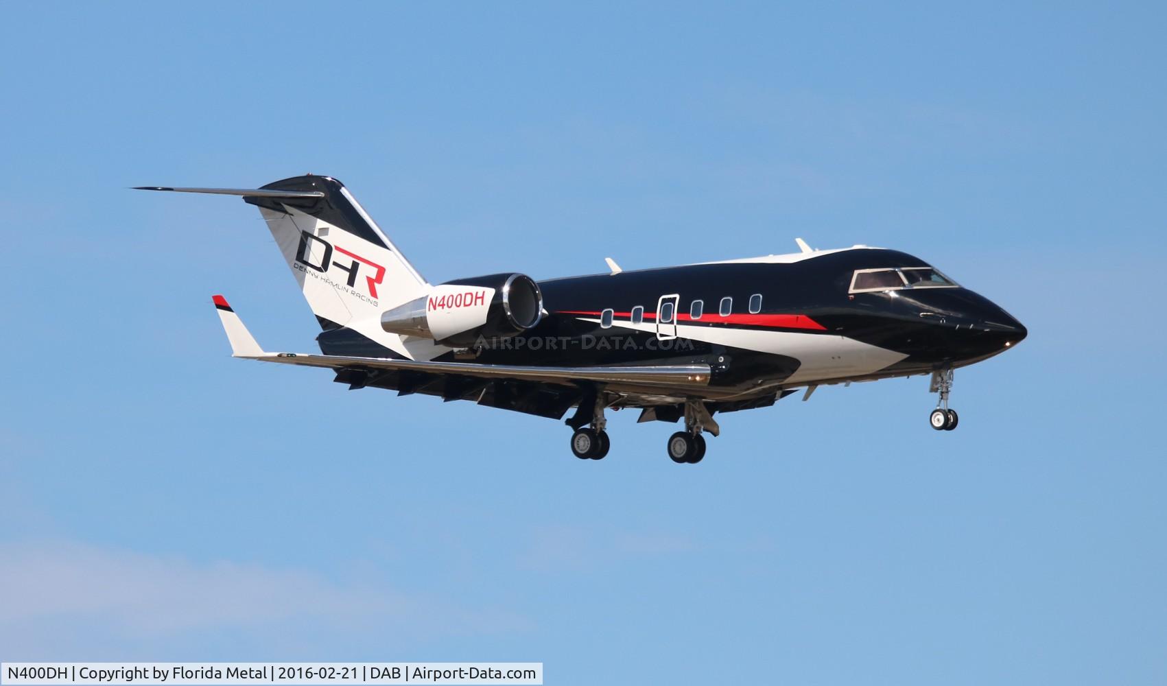 N400DH, 1989 Canadair 601-3A Challenger (CL-600-2B16) C/N 5036, Denny Hamlin