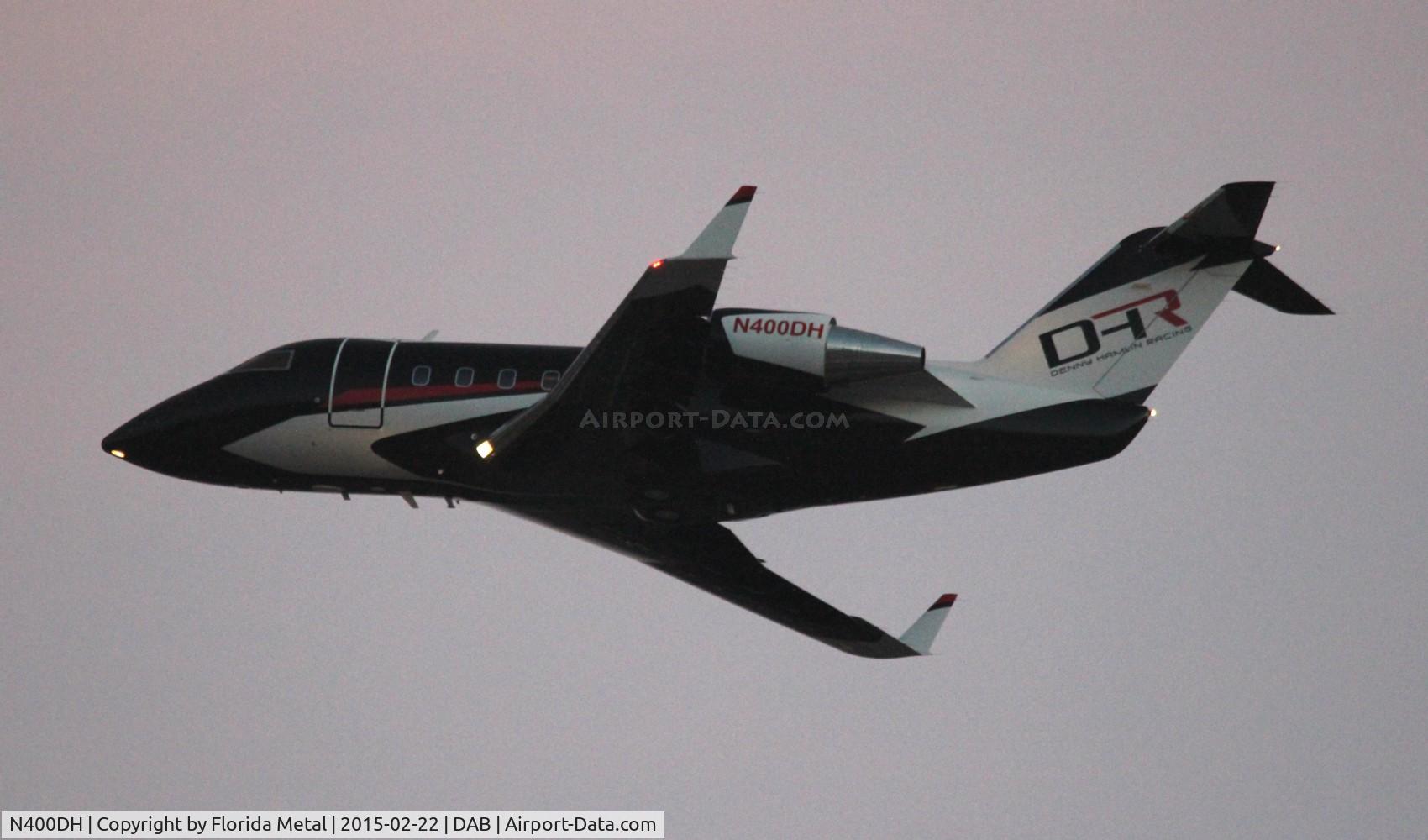 N400DH, 1989 Canadair 601-3A Challenger (CL-600-2B16) C/N 5036, Denny Hamlin