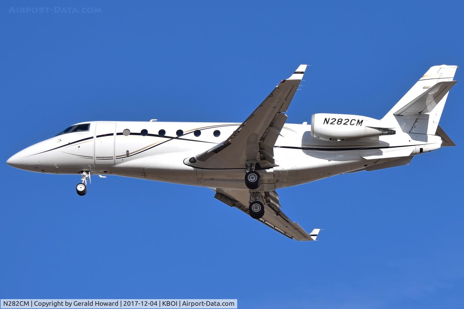 N282CM, 2007 Israel Aerospace Industries G200 C/N 182, Landing RWY 28R.